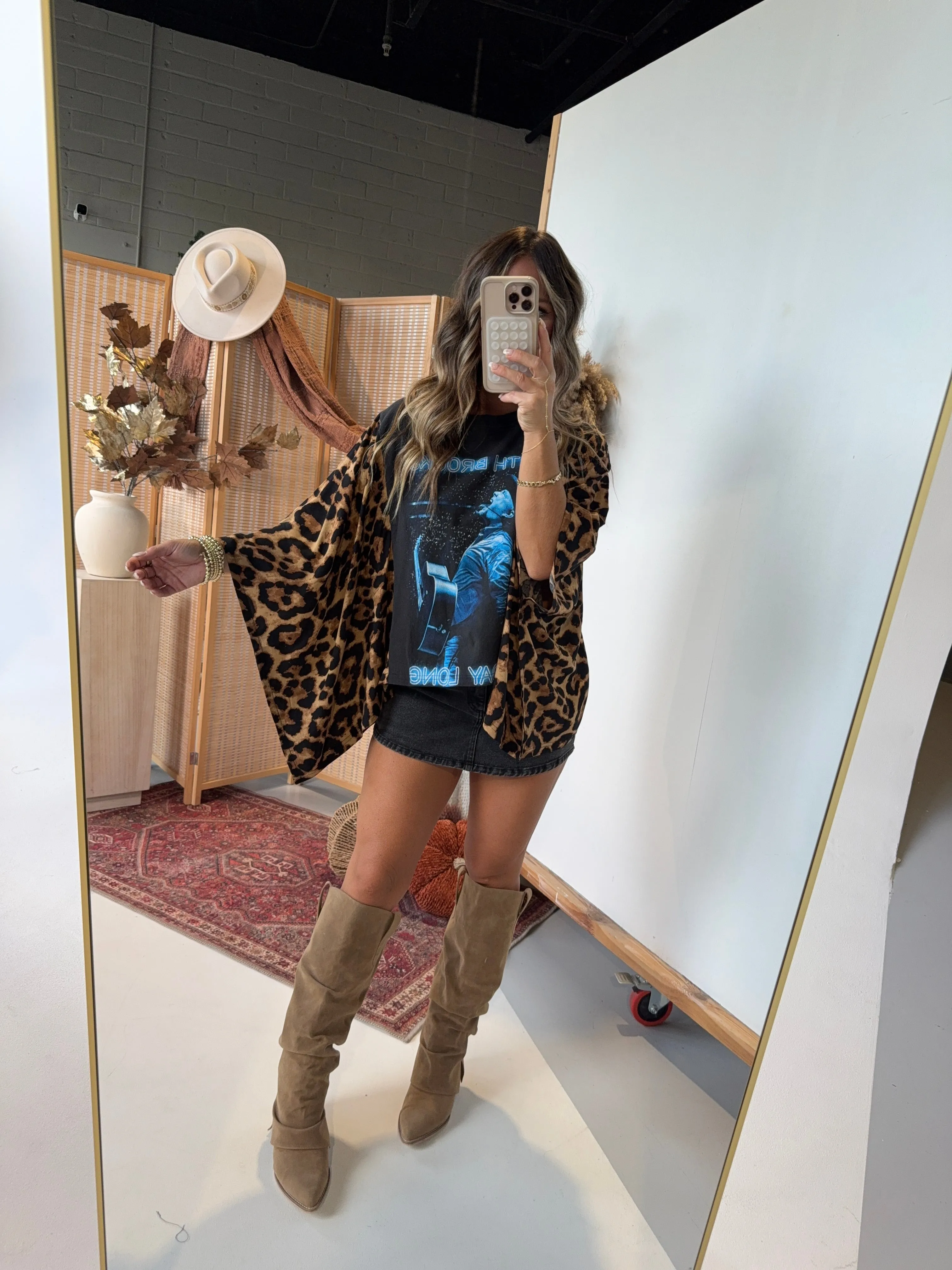 Garth Brooks Mix & Match Tee Black Cheetah sold by Chic by Ally B product image thumbnail 3