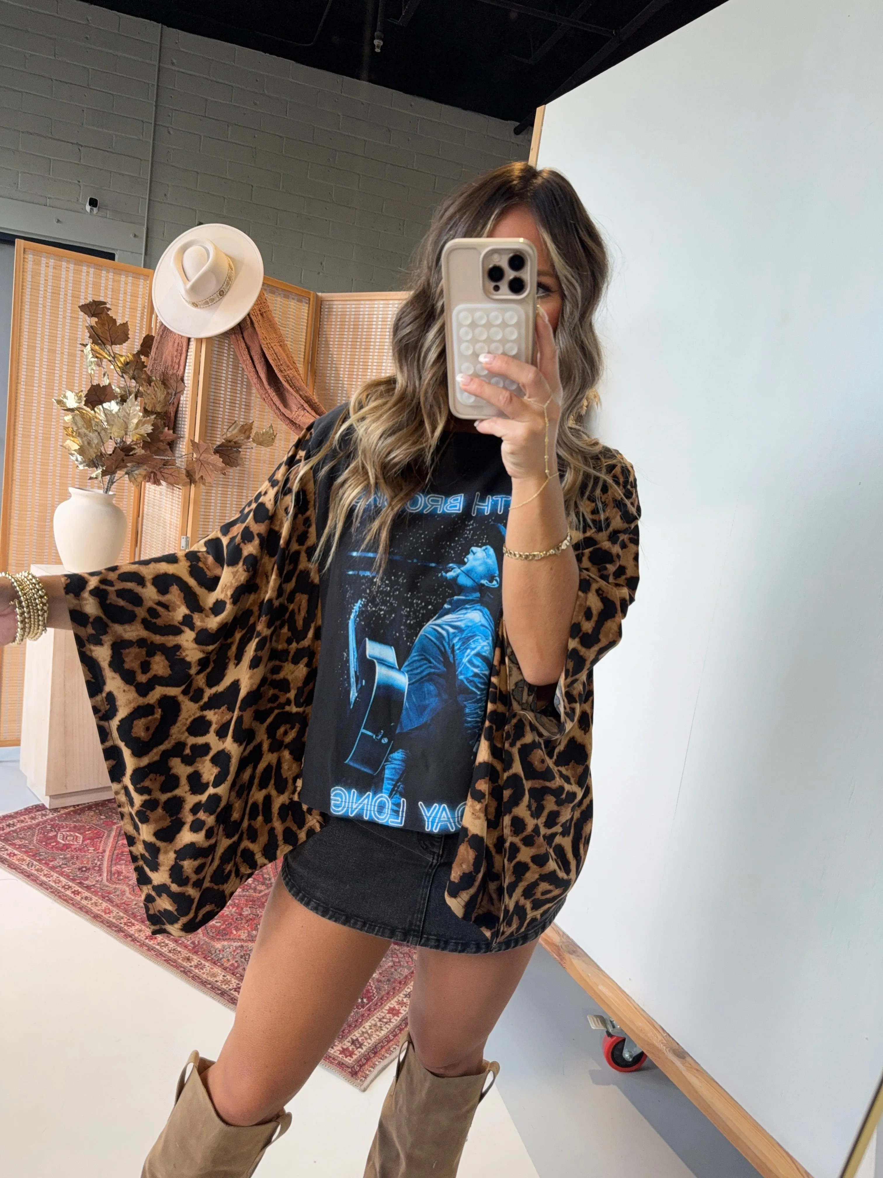 Garth Brooks Mix & Match Tee Black Cheetah sold by Chic by Ally B product image thumbnail 2