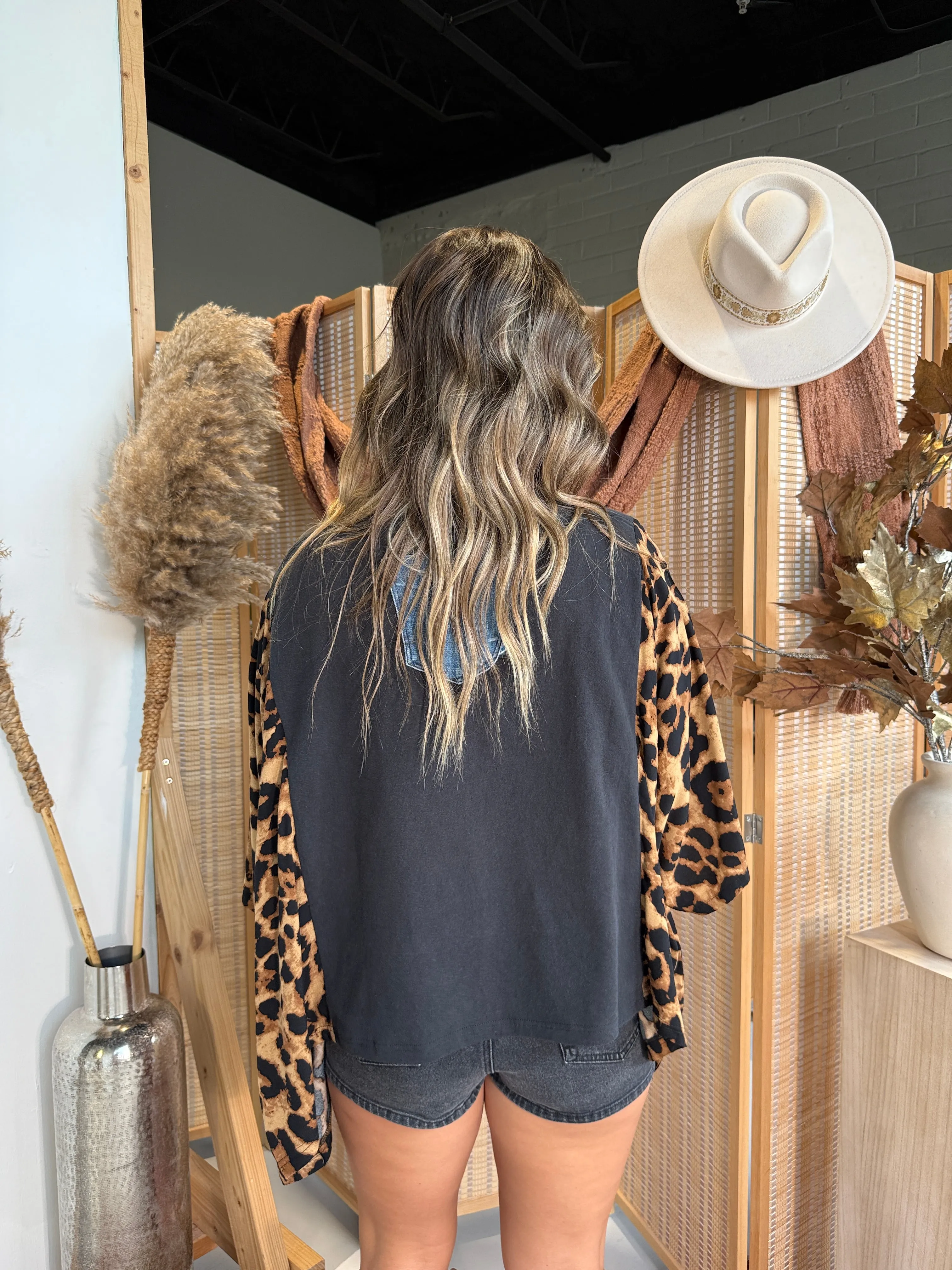 Garth Brooks Mix & Match Tee Black Cheetah sold by Chic by Ally B product image thumbnail 5