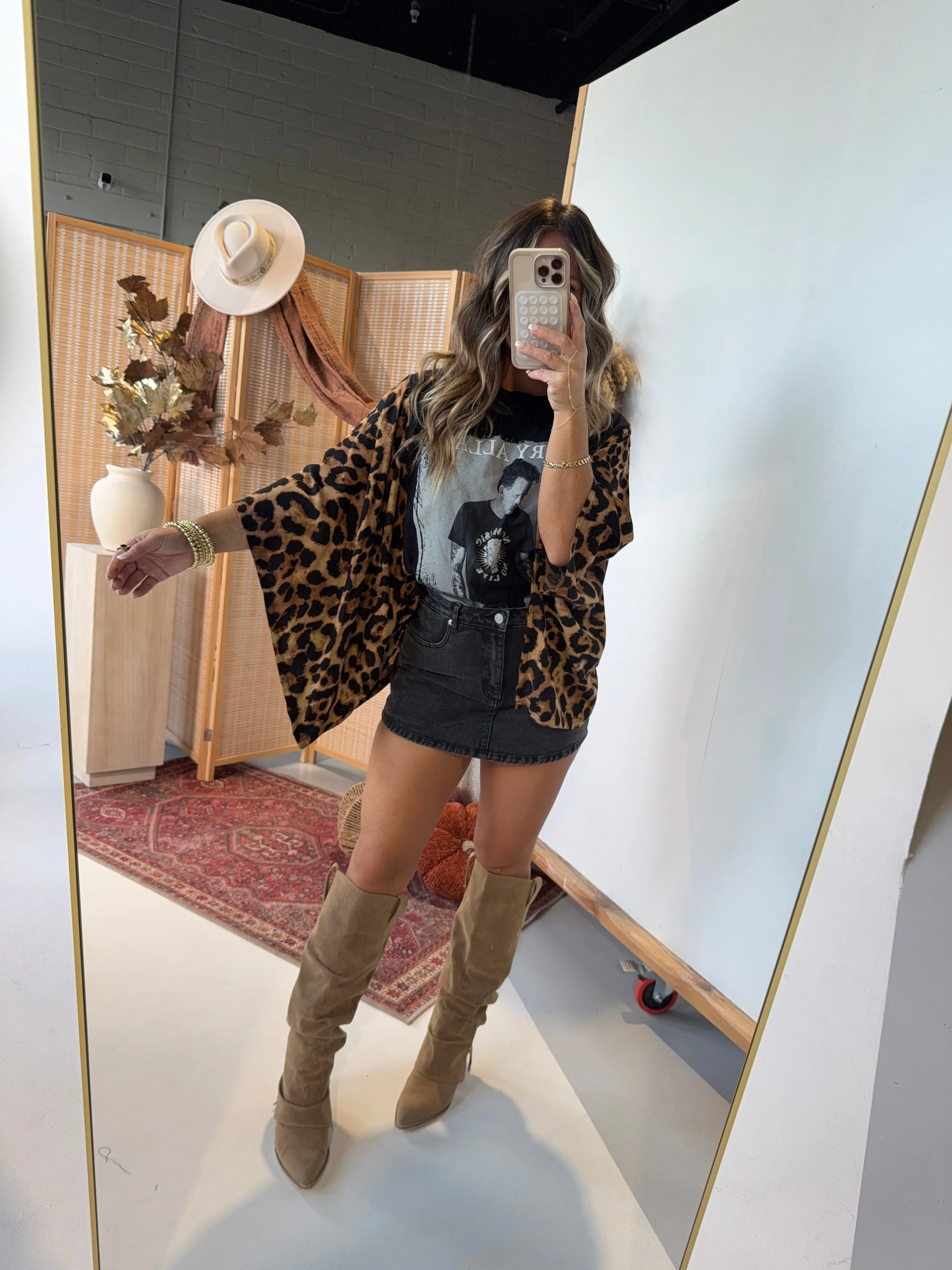 Gary Allan Mix & Match Tee Black Cheetah sold by Chic by Ally B product image thumbnail 2