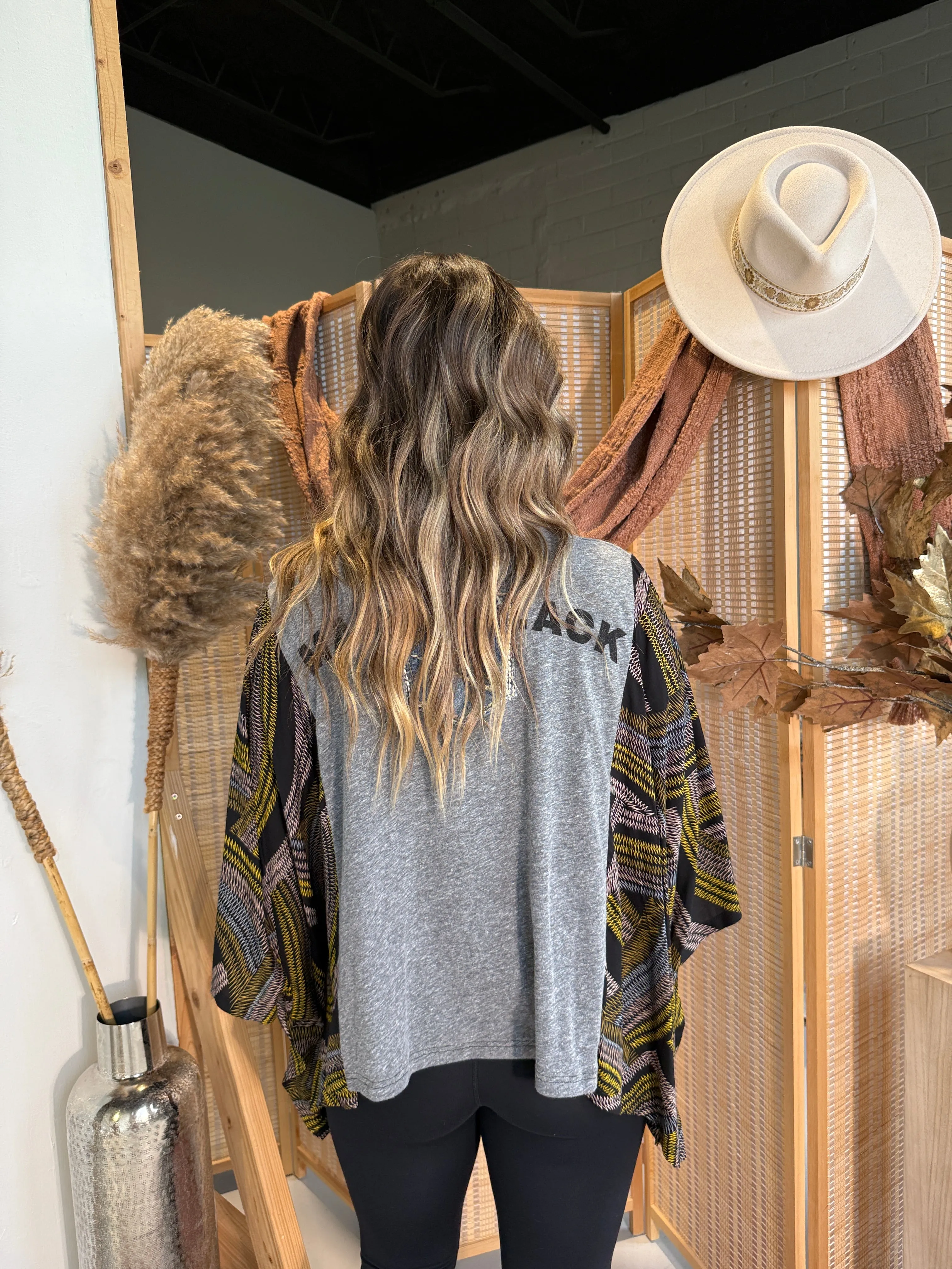 Johnny Cash Mix & Match Tee Grey Multi sold by Chic by Ally B product image thumbnail 2