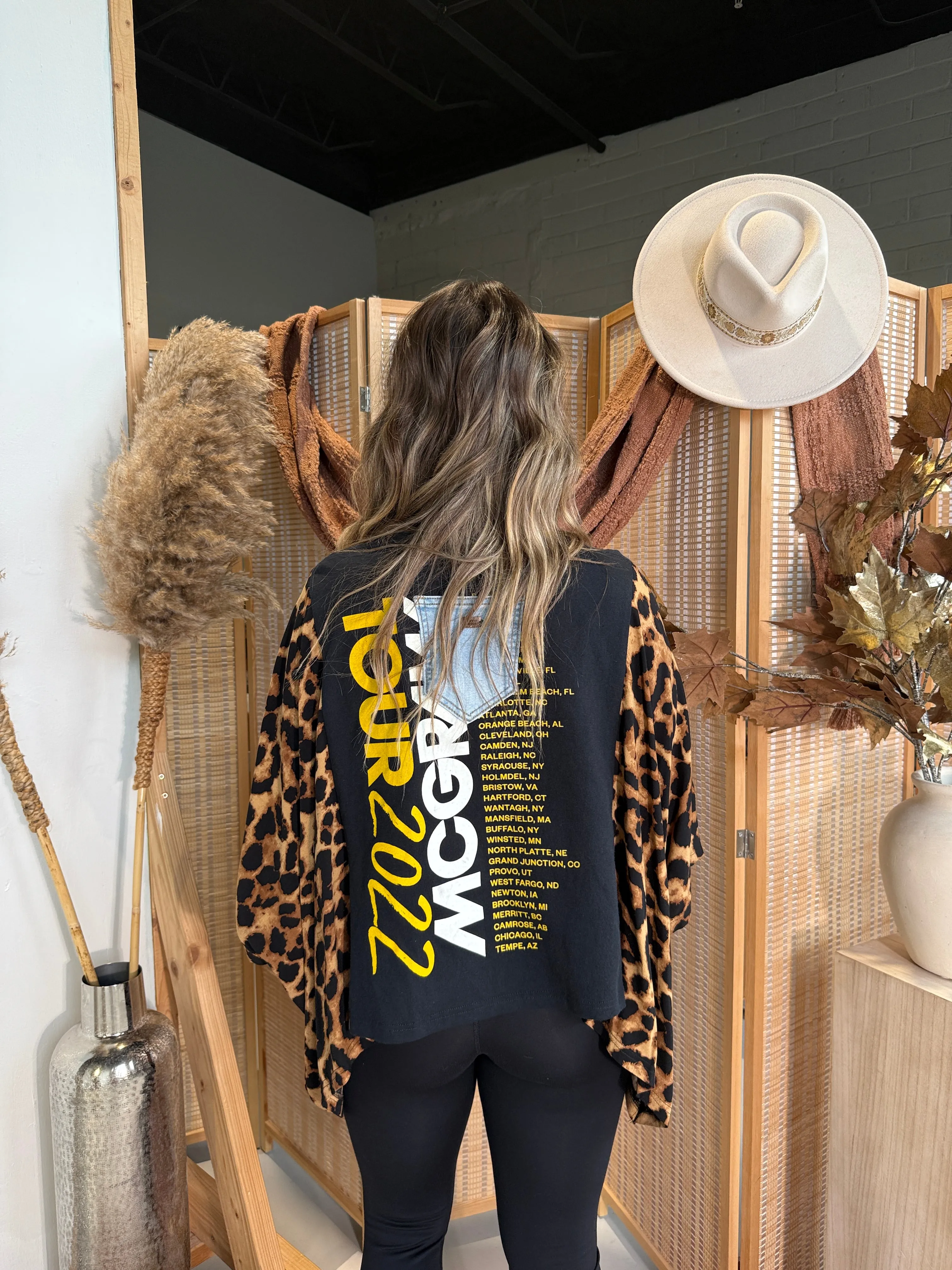 Tim McGraw Mix & Match Tee Black Cheetah sold by Chic by Ally B product image thumbnail 2