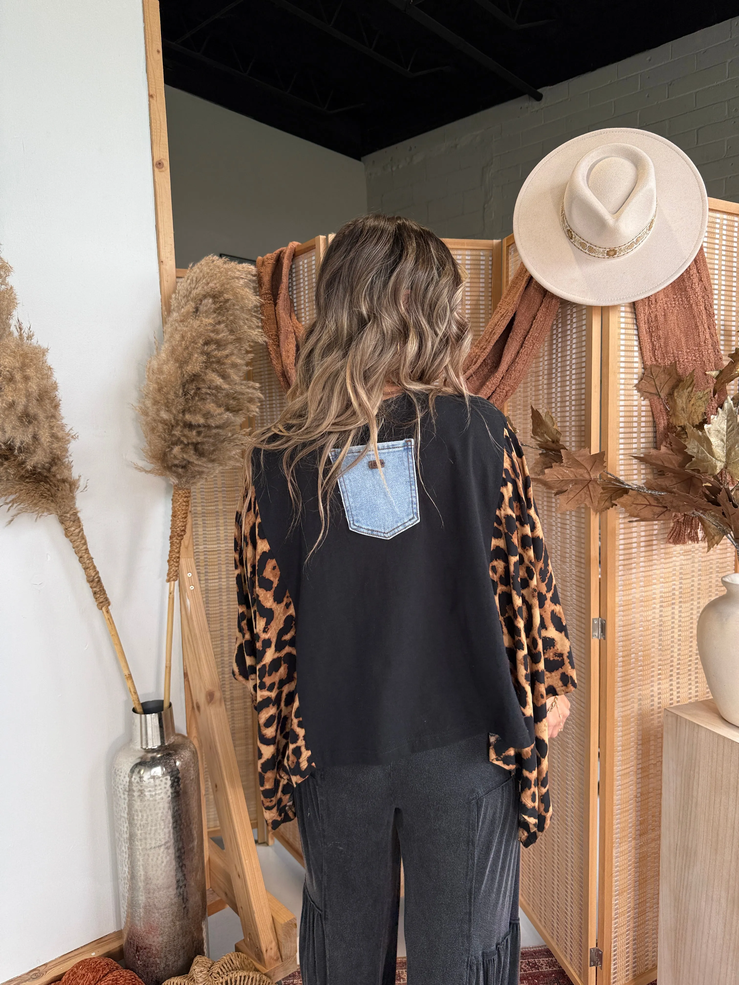 Johnny Reid Mix & Match Tee Black Cheetah sold by Chic by Ally B product image thumbnail 5