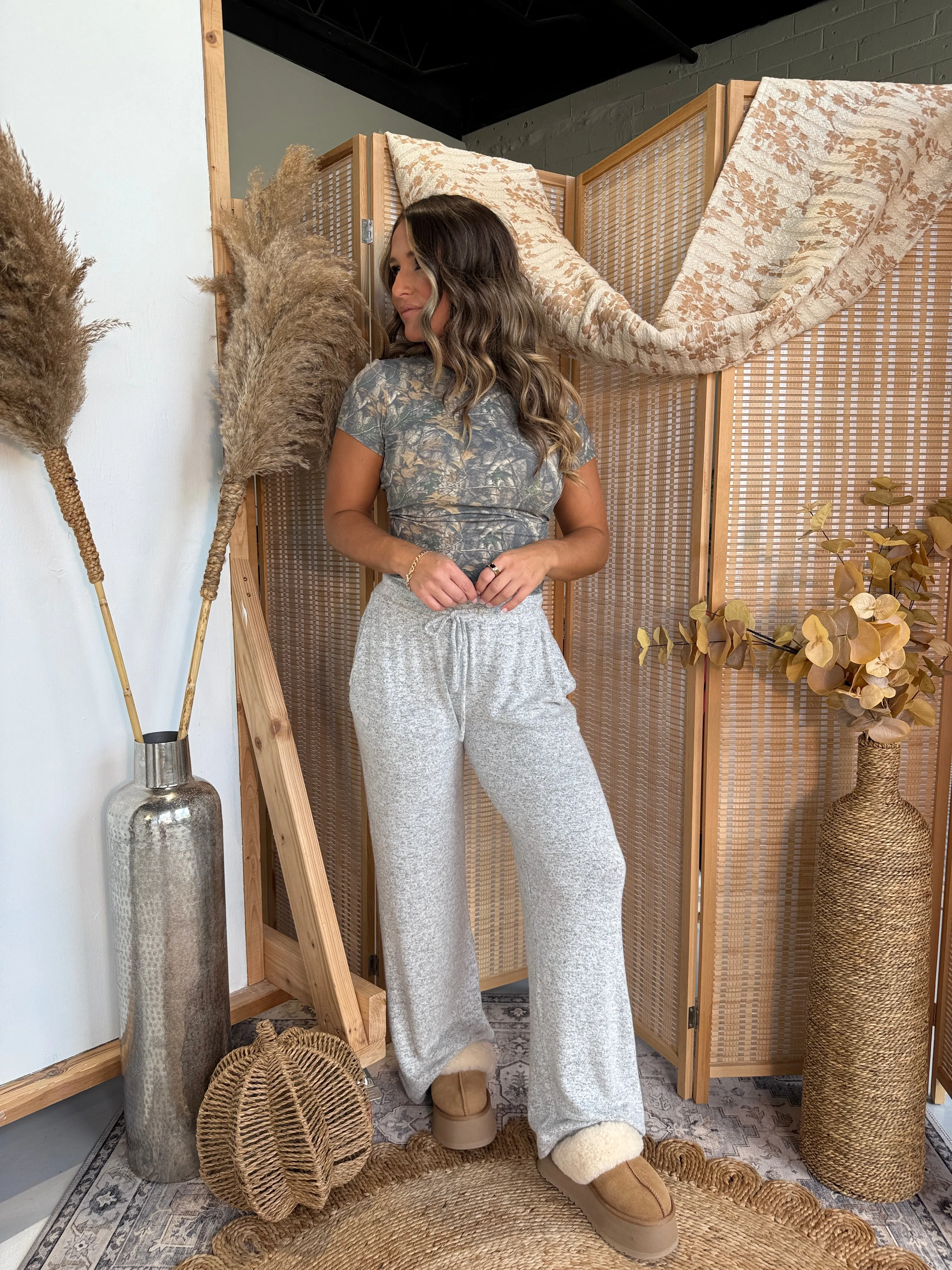 Cozy Sunday Lounge Pants Grey sold by Chic by Ally B product image thumbnail 2