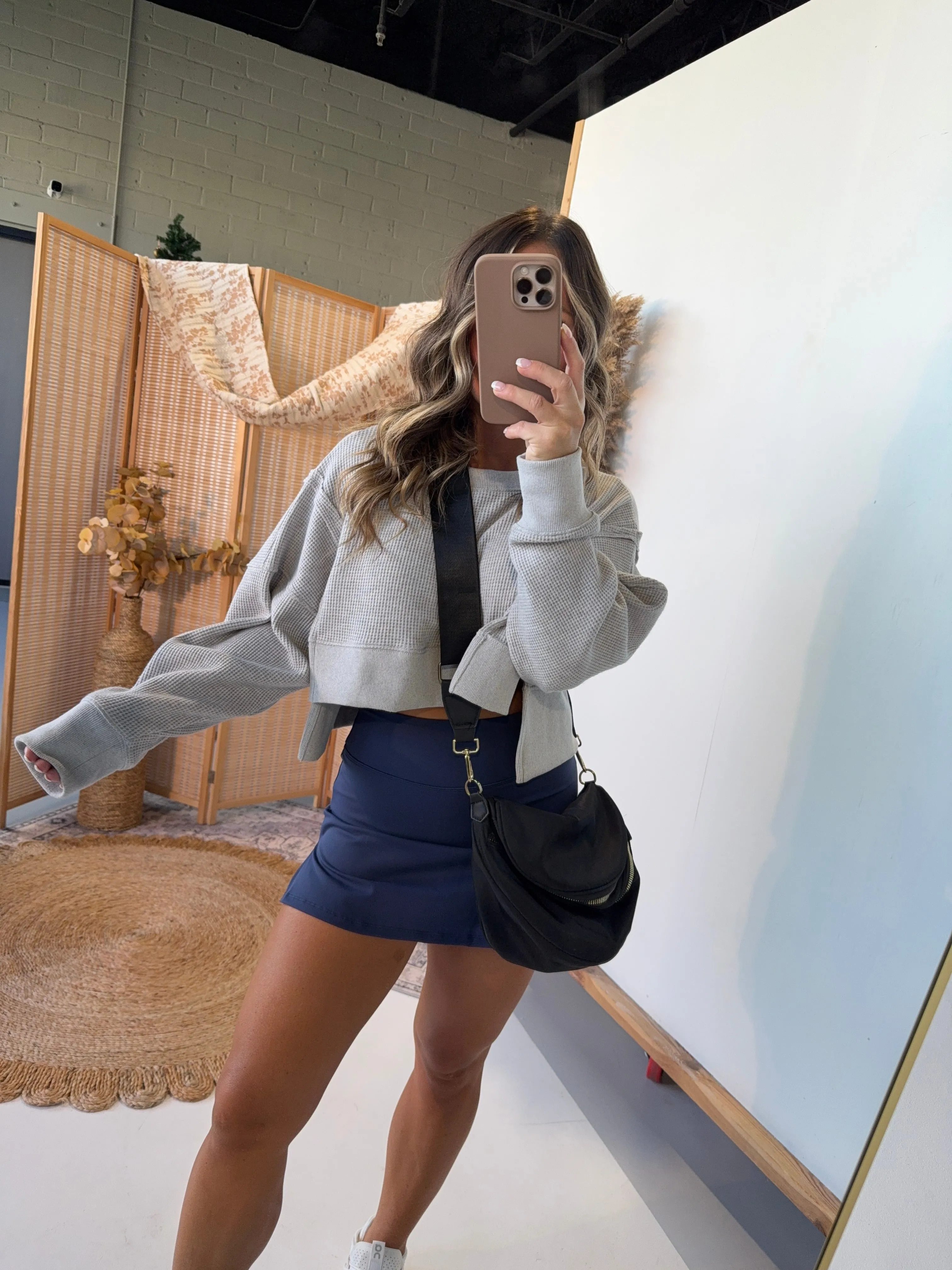 Pickle Ball Date Mini Skort Navy sold by Chic by Ally B product image thumbnail 3