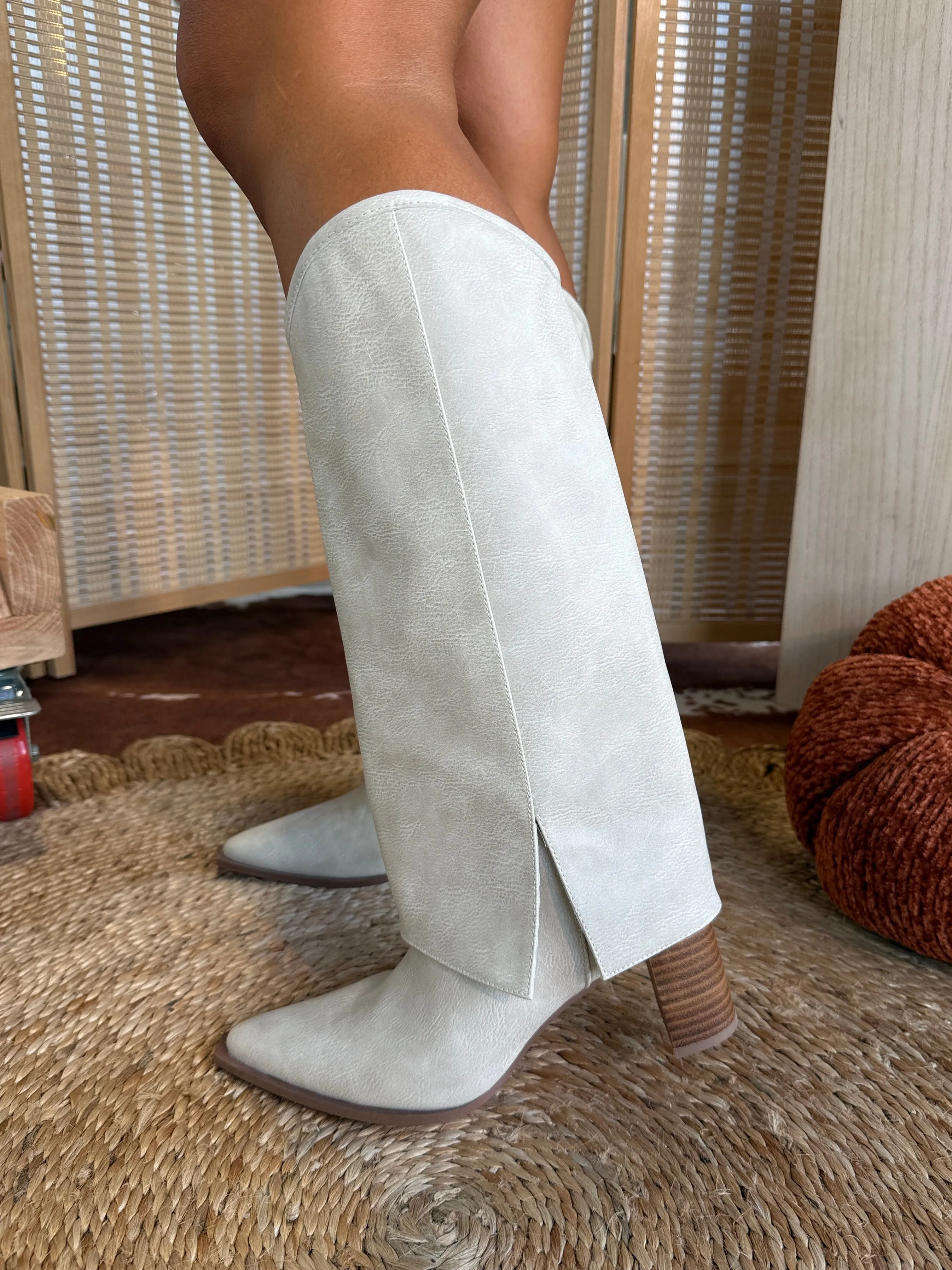 Walker Suede Boots Natural sold by Chic by Ally B product image thumbnail 2