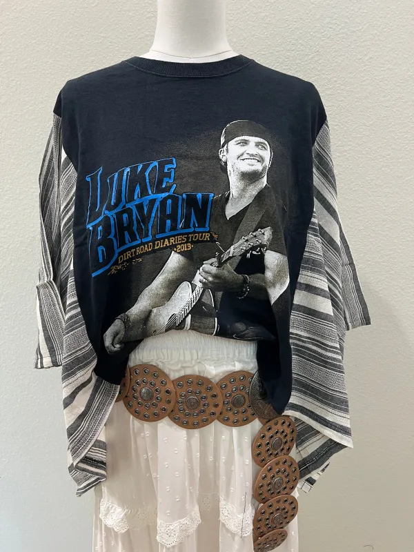 Luke Bryan Mix & Match Tee Black Stripe sold by Chic by Ally B