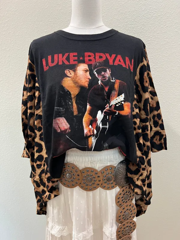 Luke Bryan Mix & Match Tee Black Cheetah sold by Chic by Ally B