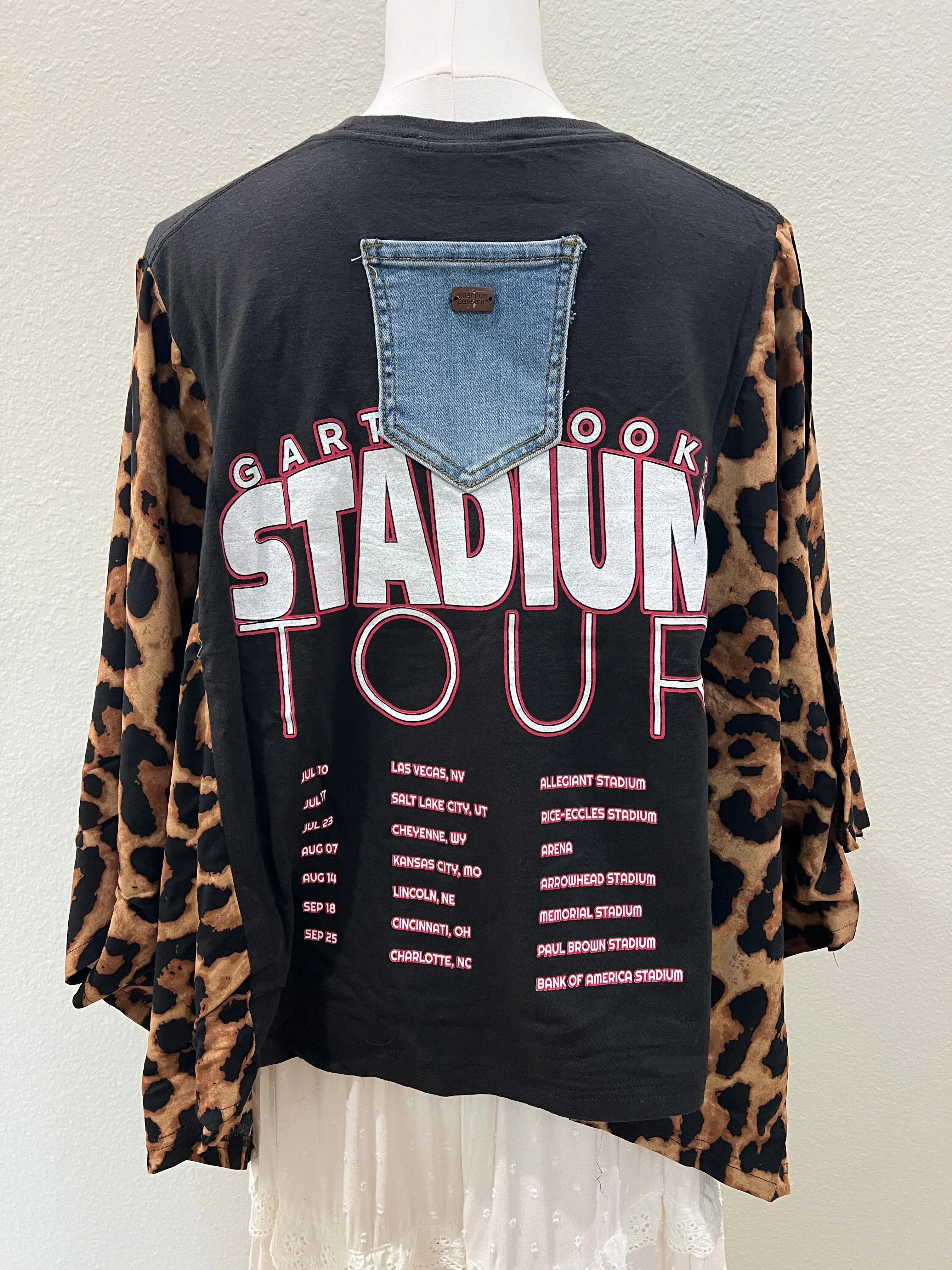 Garth Brooks Mix & Match Tee Black Cheetah sold by Chic by Ally B product image thumbnail 2