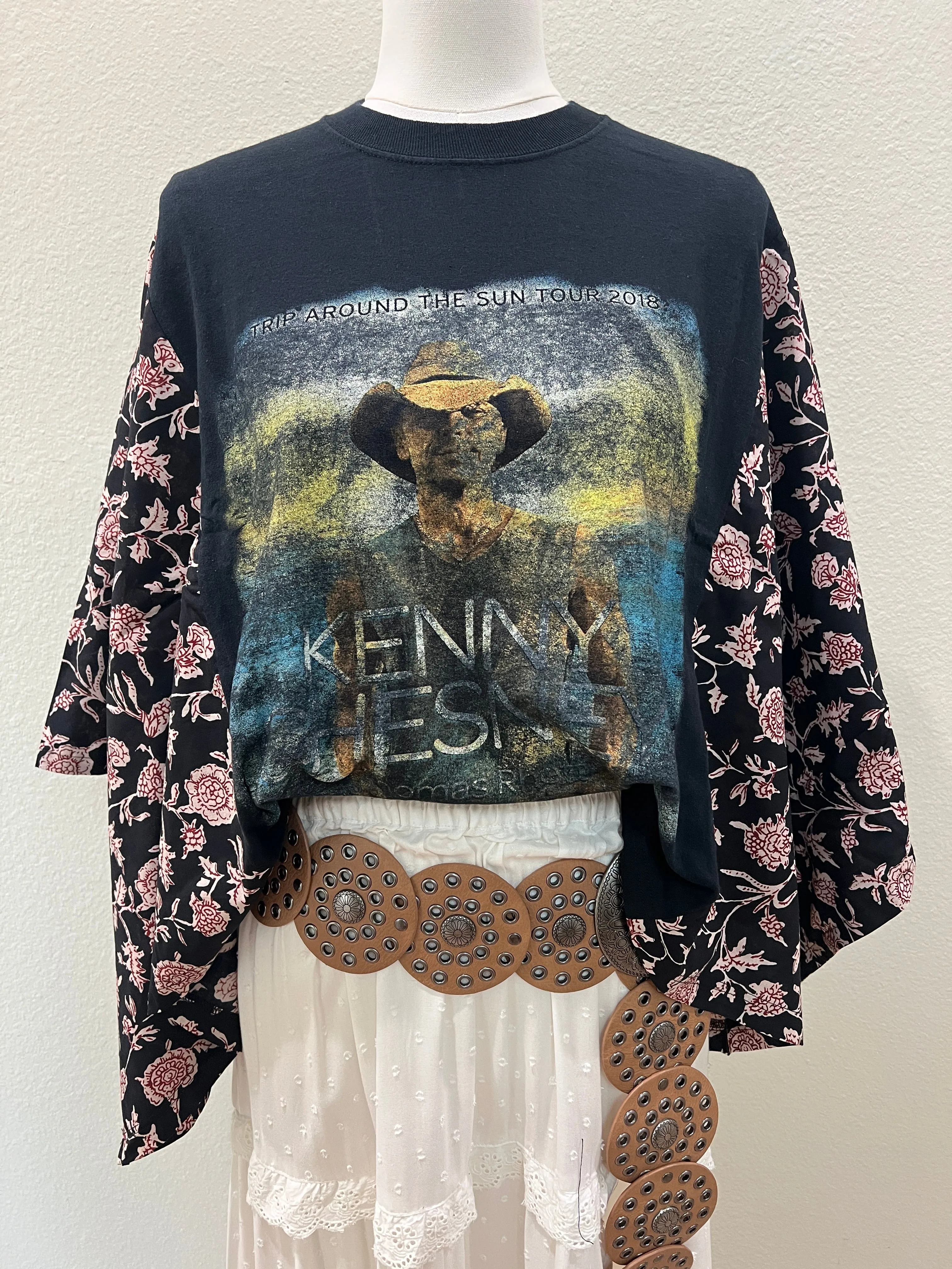 Kenny Chesney Mix & Match Tee Black Floral sold by Chic by Ally B