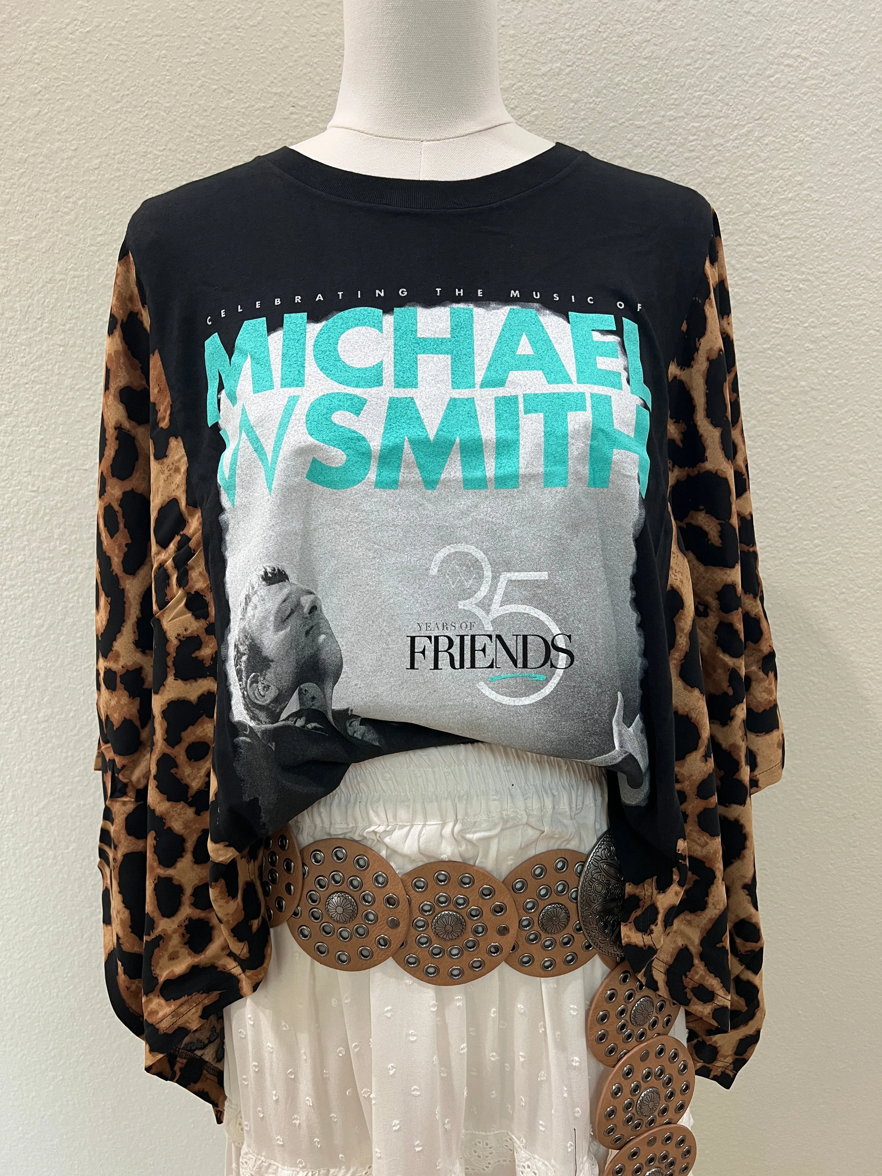 Michael W Smith Mix & Match Tee Black Cheetah sold by Chic by Ally B