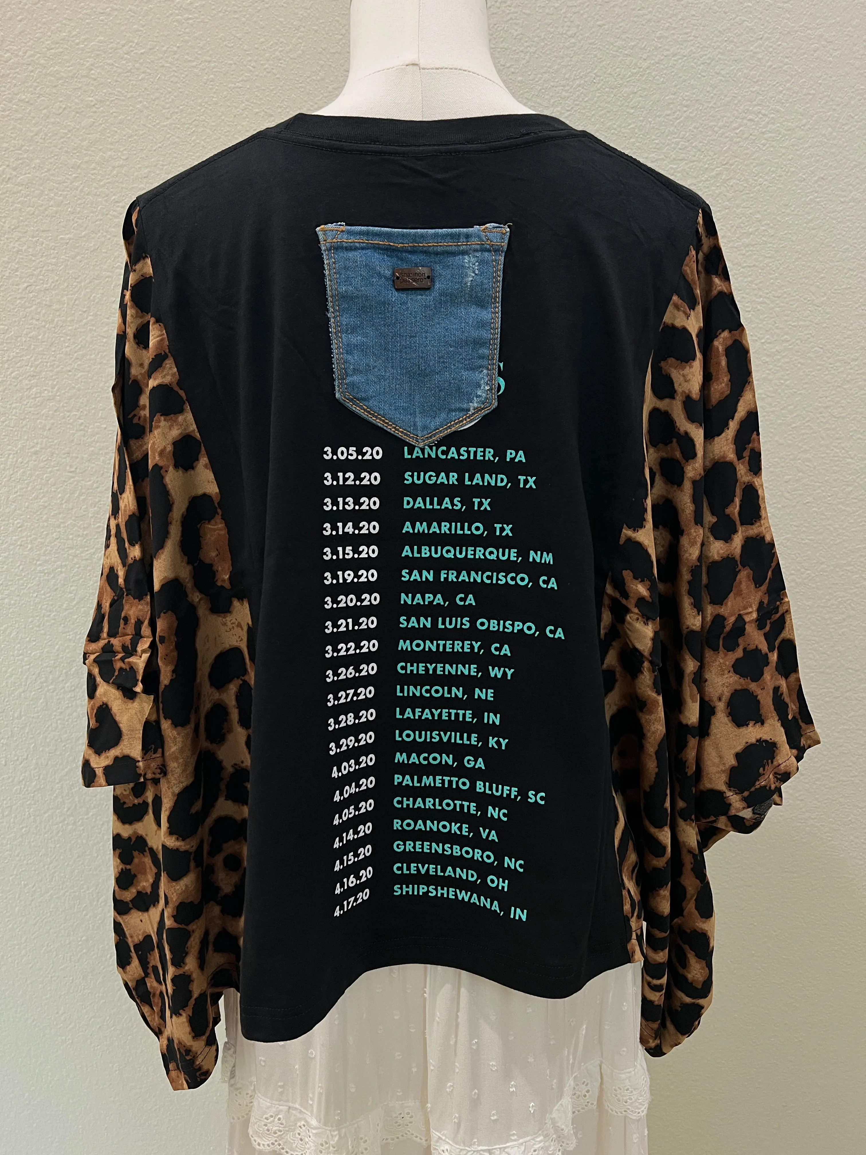 Michael W Smith Mix & Match Tee Black Cheetah sold by Chic by Ally B product image thumbnail 2