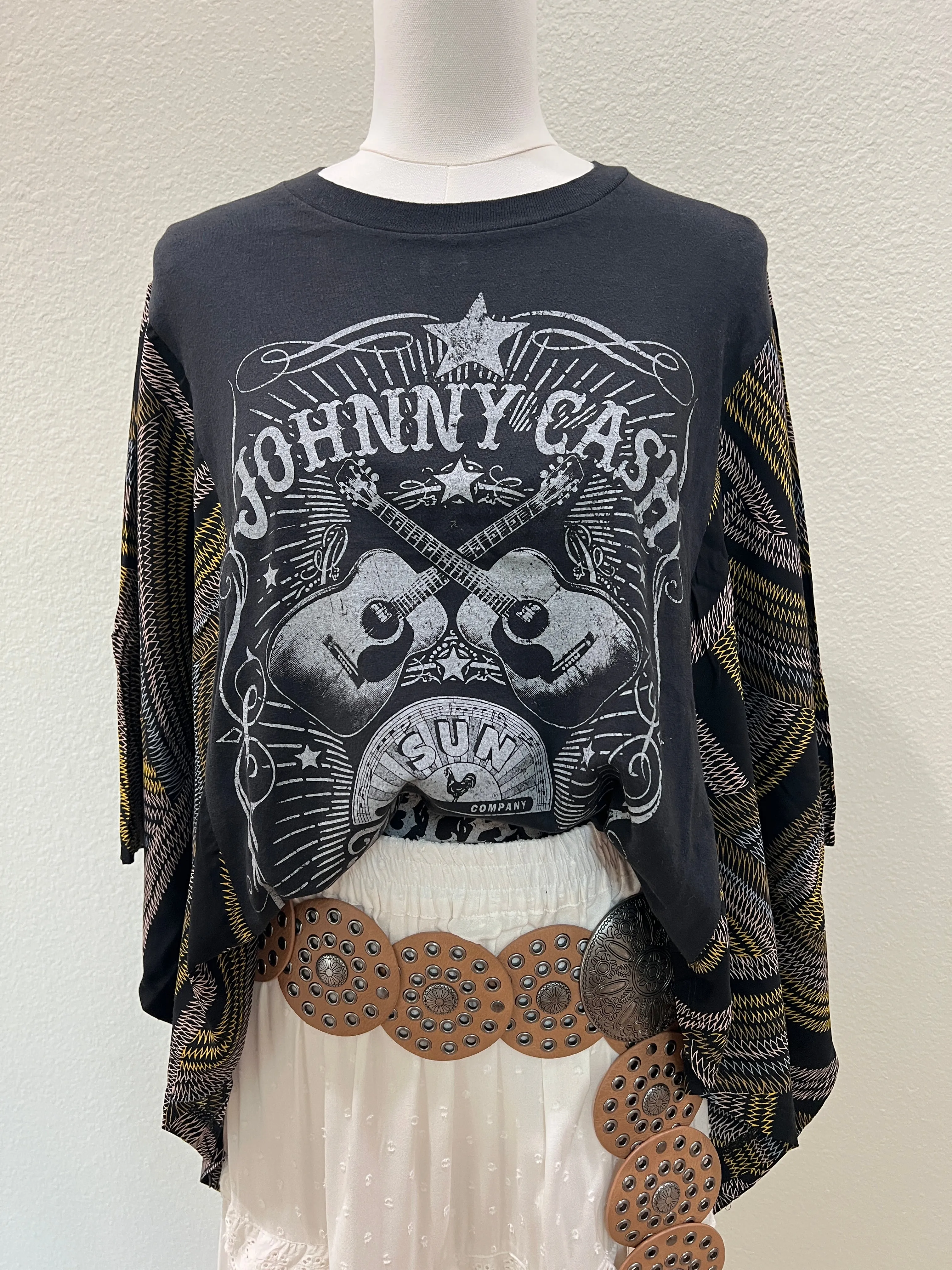 Johnny Cash Mix & Match Tee Black Multi sold by Chic by Ally B