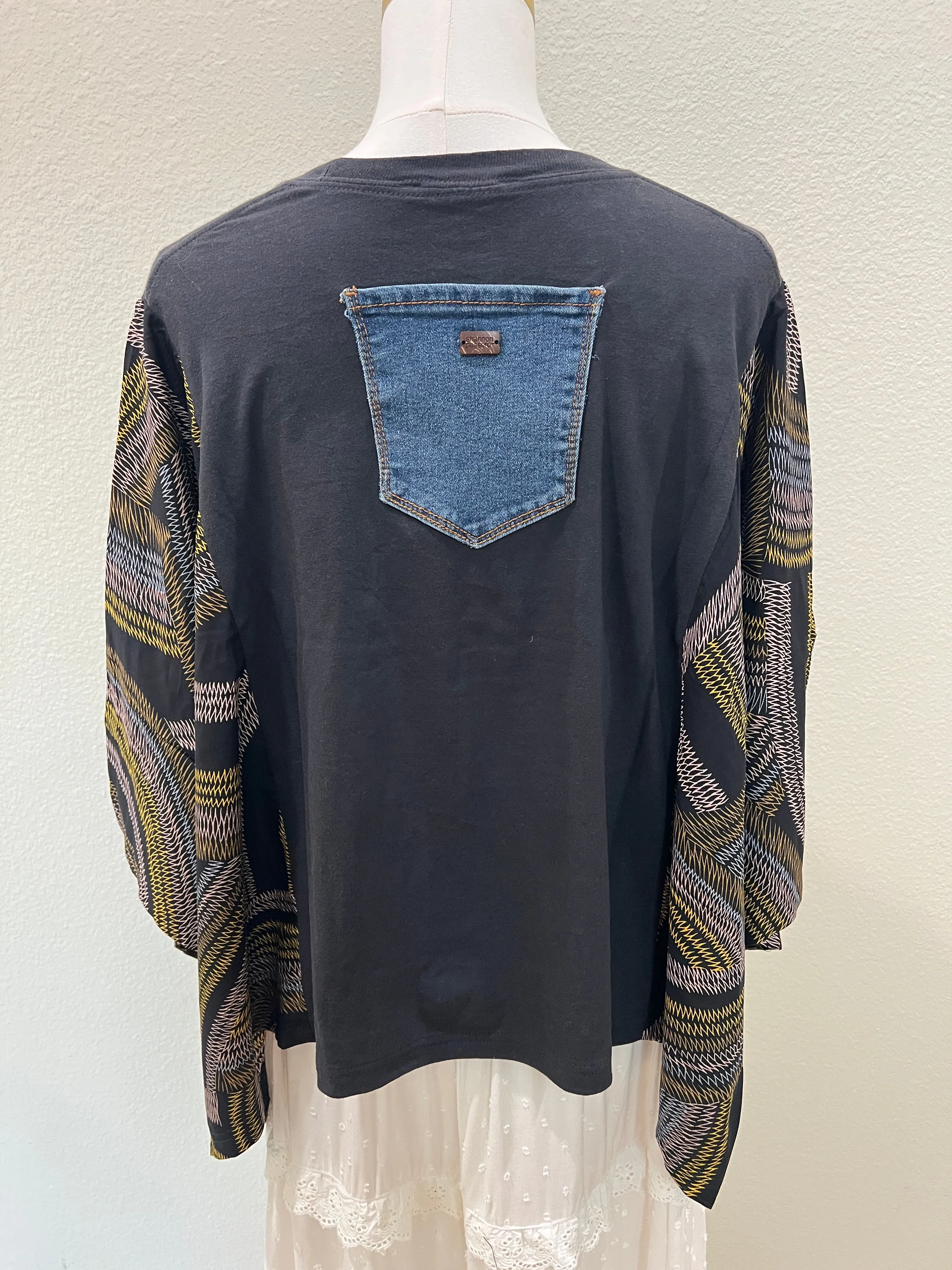 Johnny Cash Mix & Match Tee Black Multi sold by Chic by Ally B product image thumbnail 2