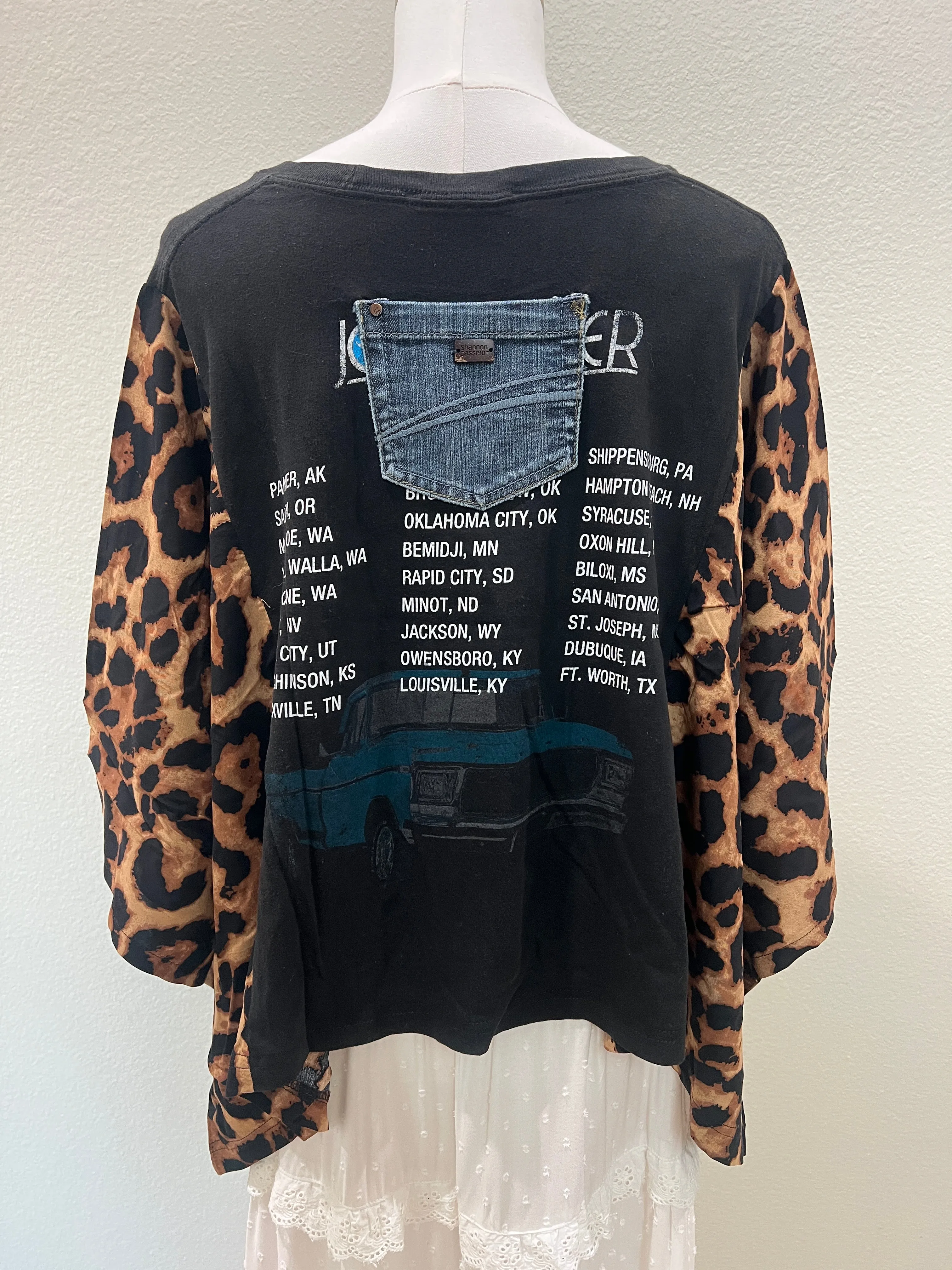 Josh Turner Mix & Match Tee Black Cheetah sold by Chic by Ally B product image thumbnail 2