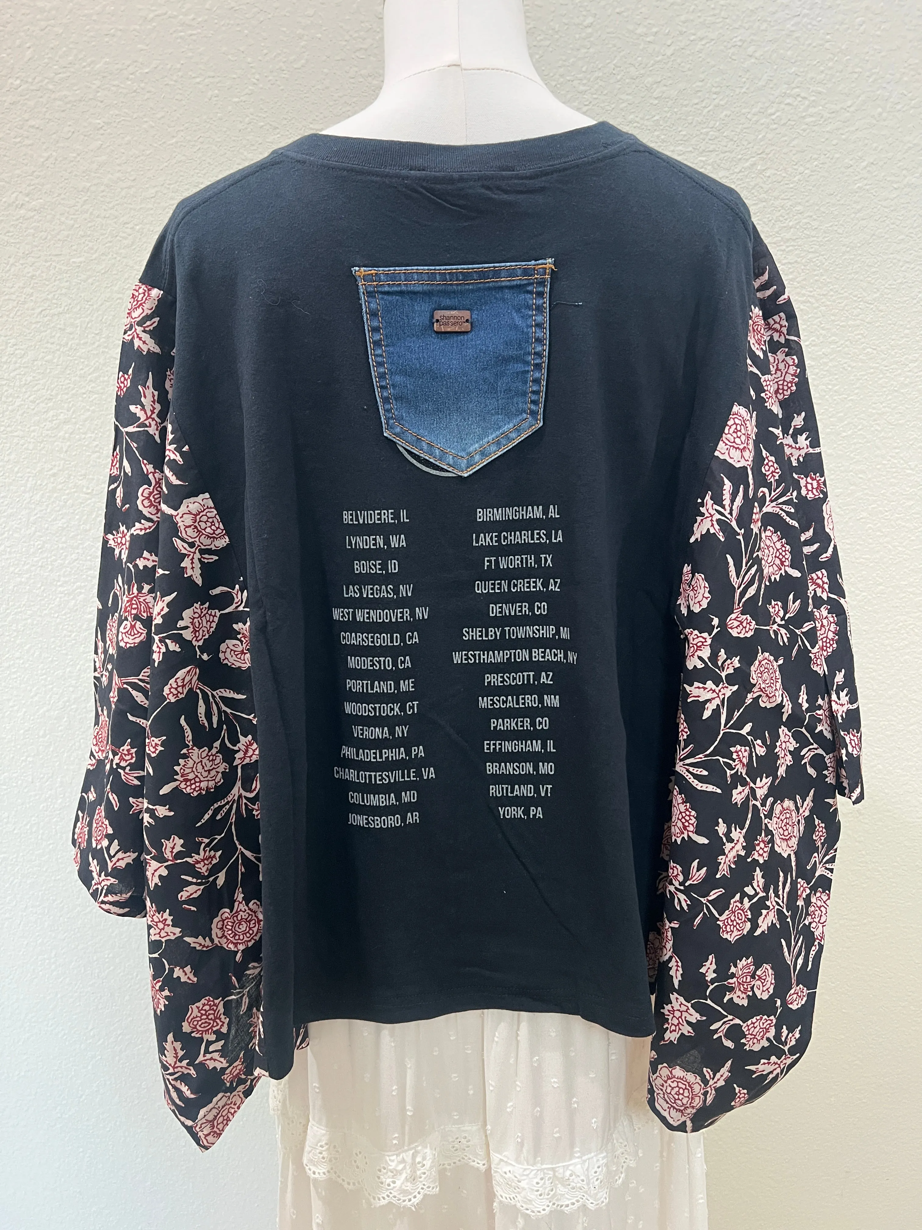 Scotty McCreery Mix & Match Tee Black Floral sold by Chic by Ally B product image thumbnail 2