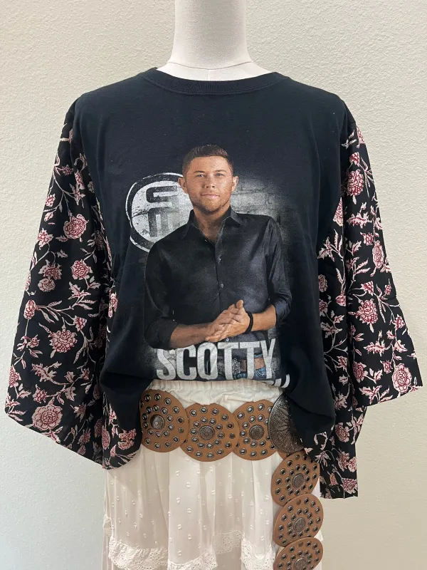 Scotty McCreery Mix & Match Tee Black Floral sold by Chic by Ally B