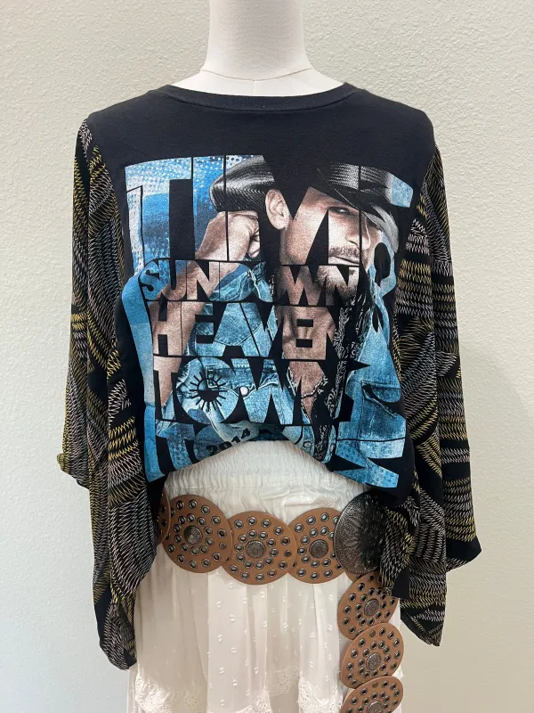 Tim McGraw Mix & Match Tee Black Multi sold by Chic by Ally B