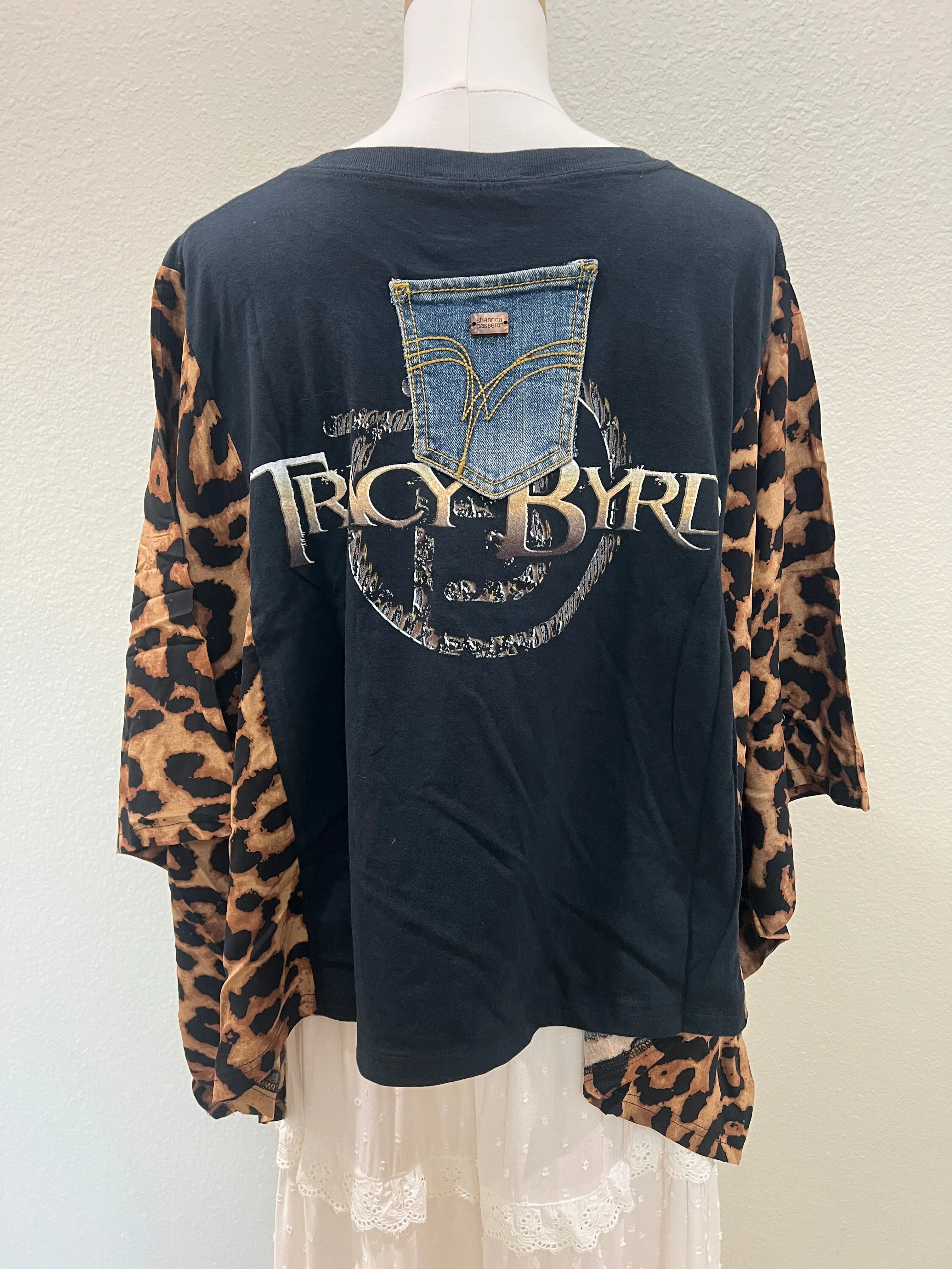Tracy Byrd Mix & Match Tee Black Cheetah sold by Chic by Ally B product image thumbnail 2
