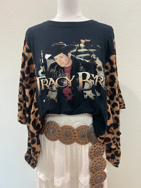 Tracy Byrd Mix & Match Tee Black Cheetah sold by Chic by Ally B