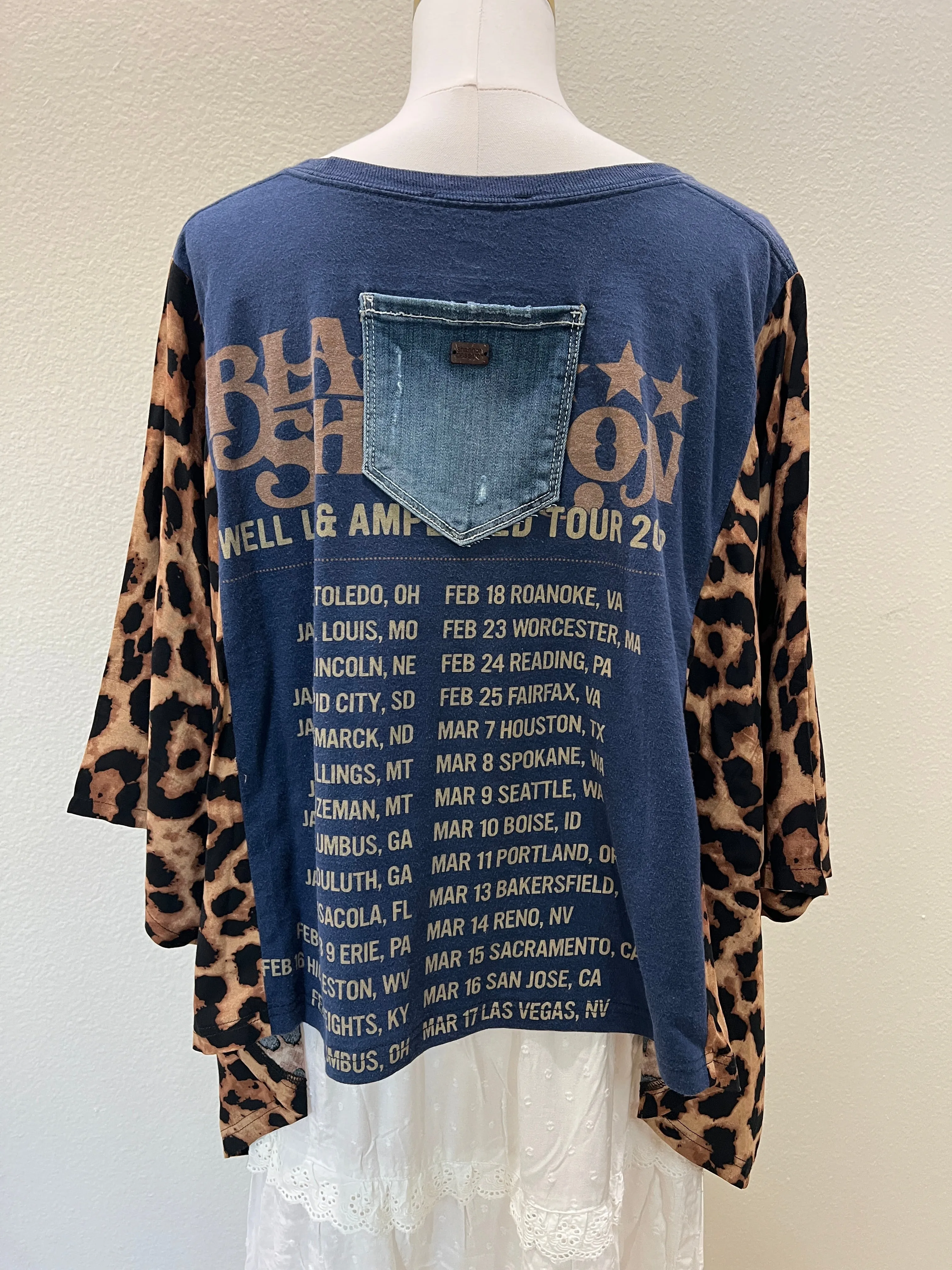 Blake Sheldon Mix & Match Tee Navy Cheetah sold by Chic by Ally B product image thumbnail 2