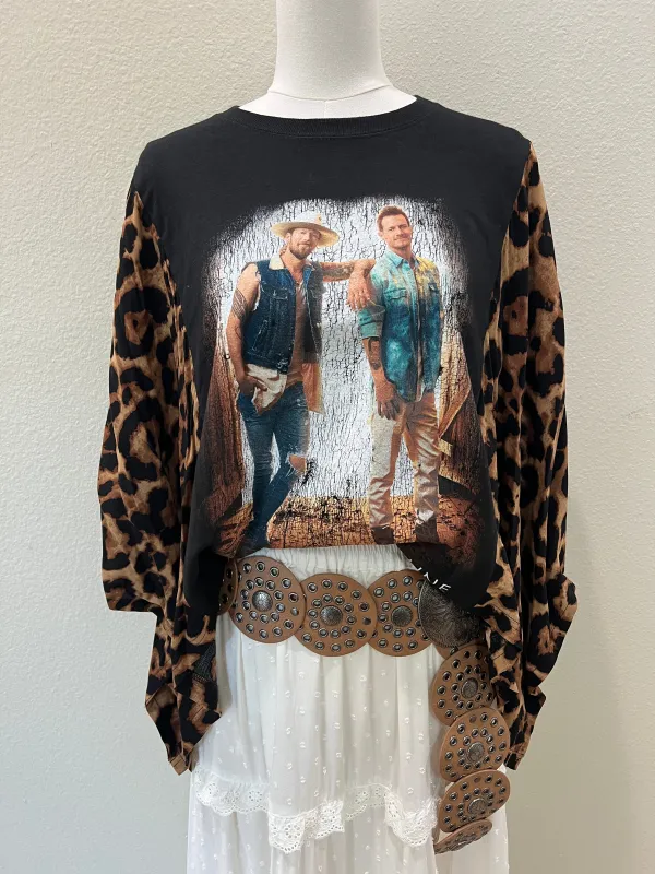 Florida Georgia Line Mix & Match Tee Black Cheetah sold by Chic by Ally B