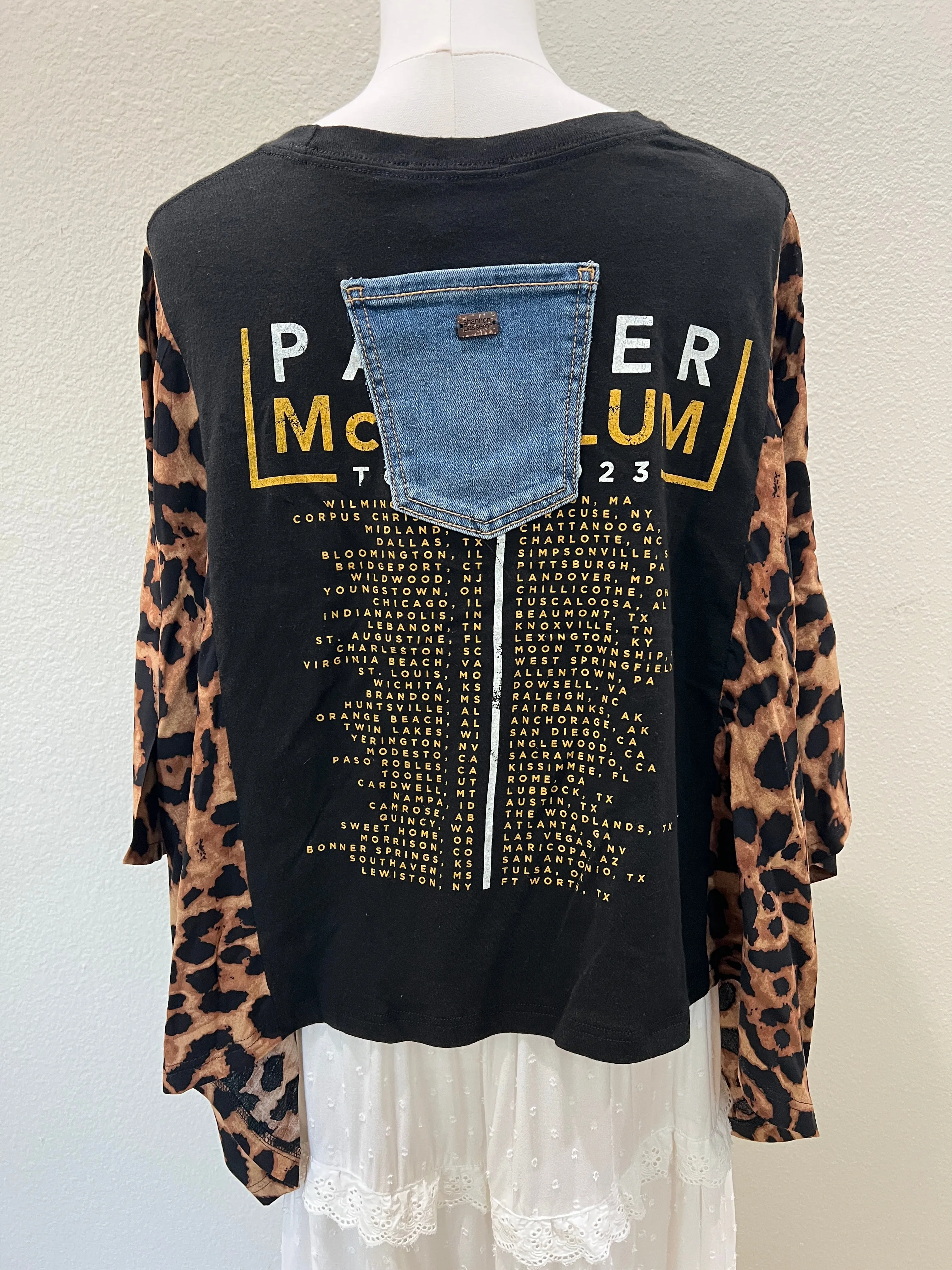 Parker McCollum Mix & Match Tee Black Cheetah sold by Chic by Ally B product image thumbnail 2