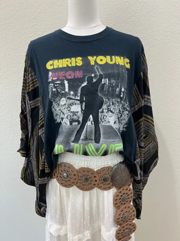 Chris Young Mix & Match Tee Black Multi sold by Chic by Ally B