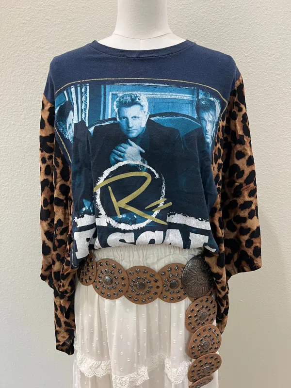 Rascal Flatts Mix & Match Tee Navy Cheetah sold by Chic by Ally B