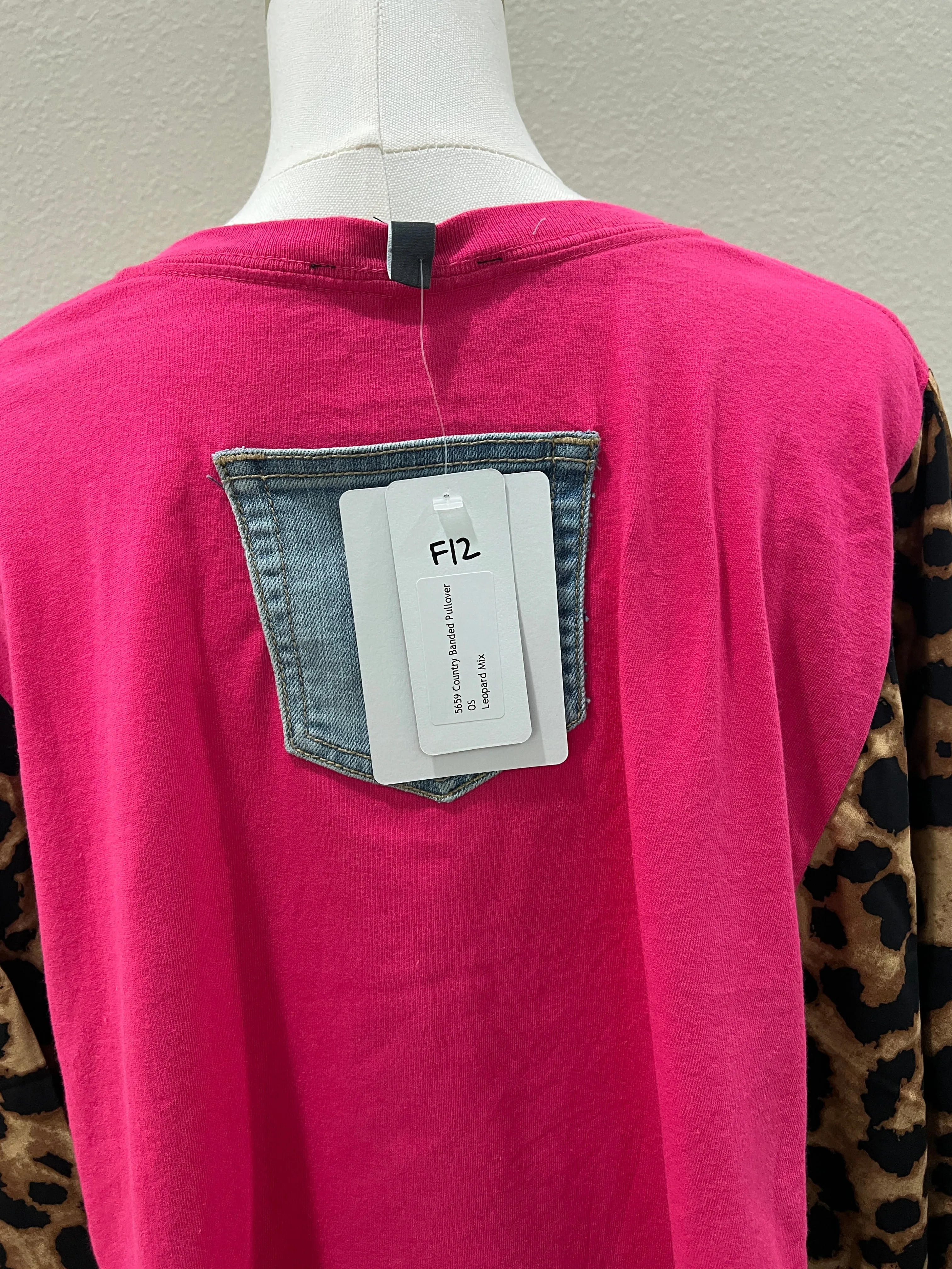 Alan Jackson Mix & Match Tee Pink Cheetah sold by Chic by Ally B product image thumbnail 3