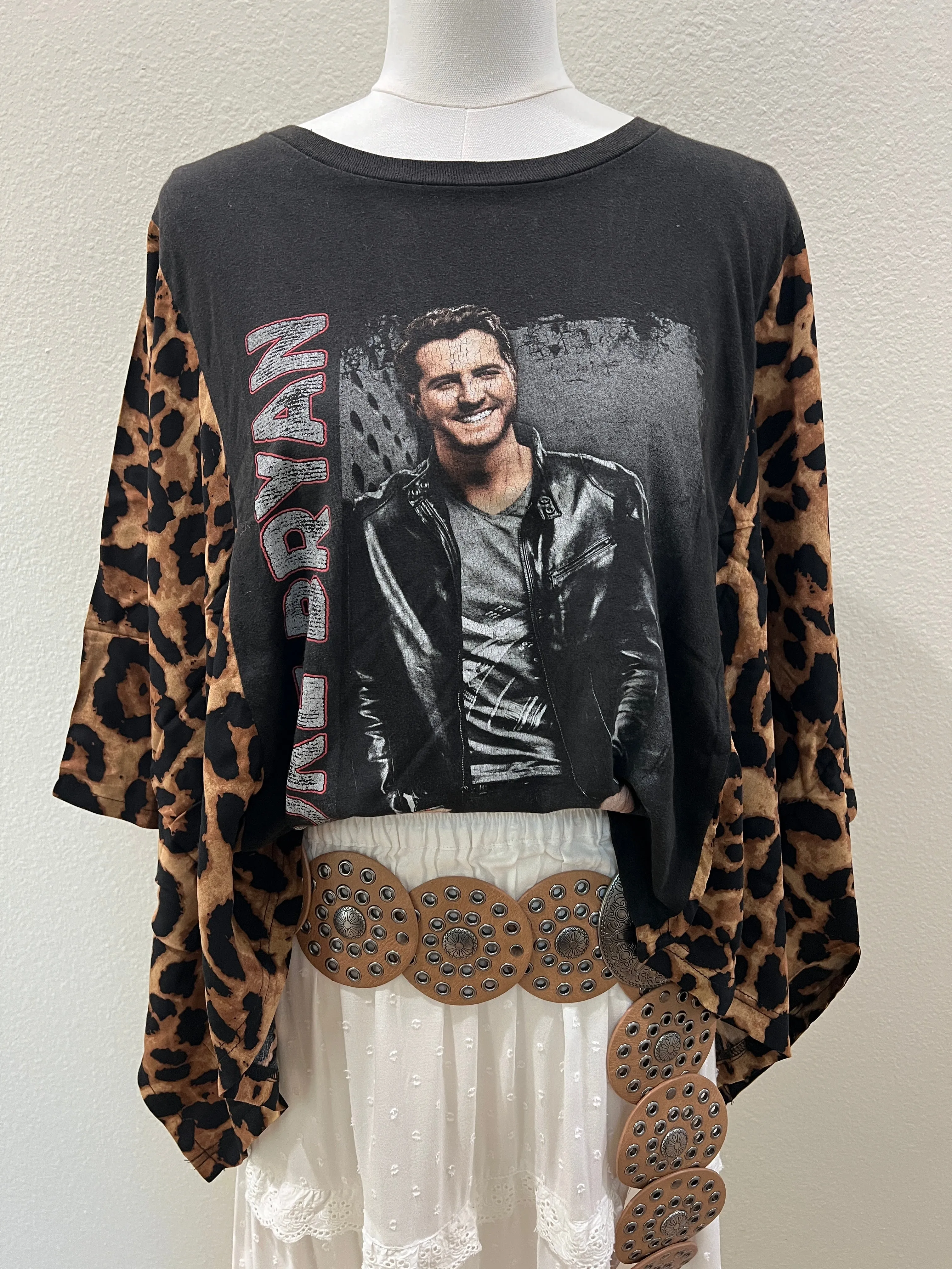 Luke Bryan Mix & Match Tee Black Cheetah sold by Chic by Ally B