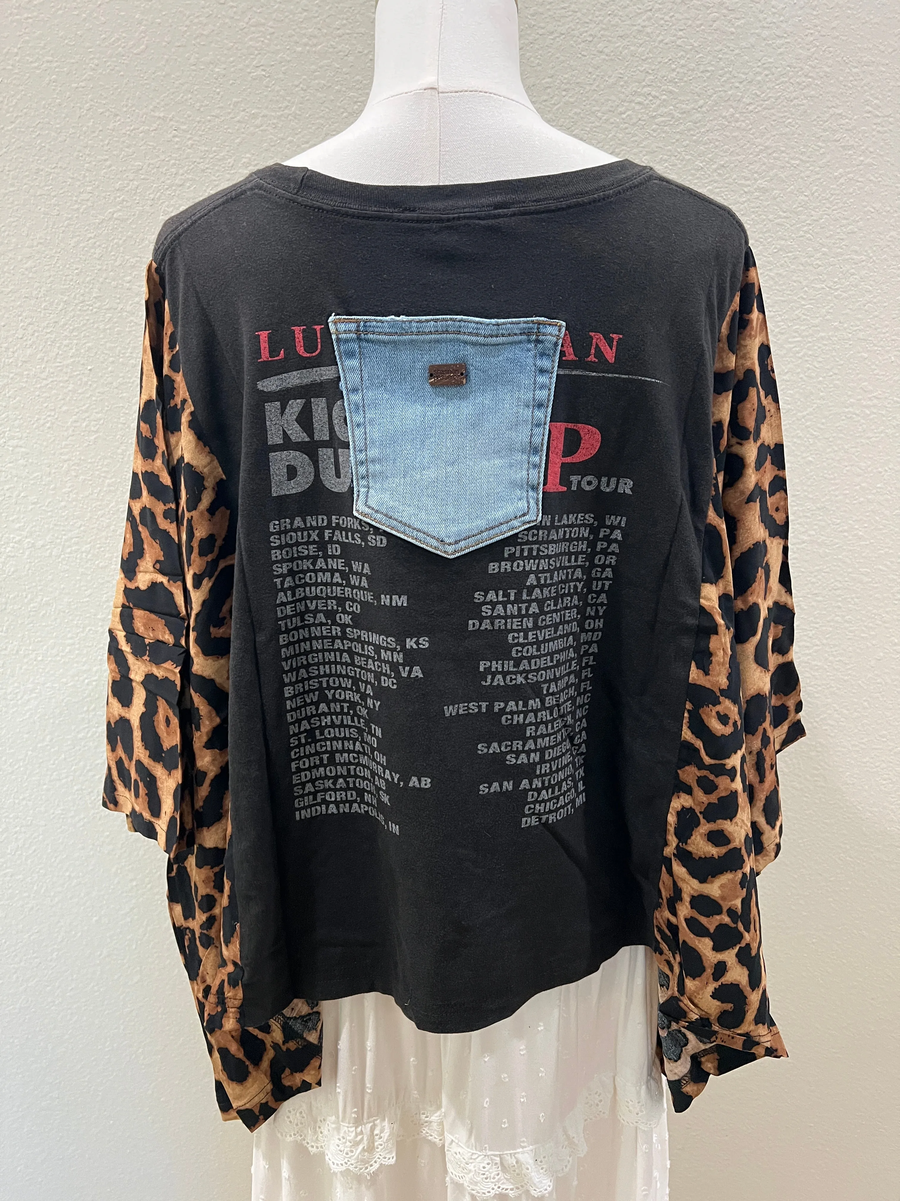 Luke Bryan Mix & Match Tee Black Cheetah sold by Chic by Ally B product image thumbnail 2