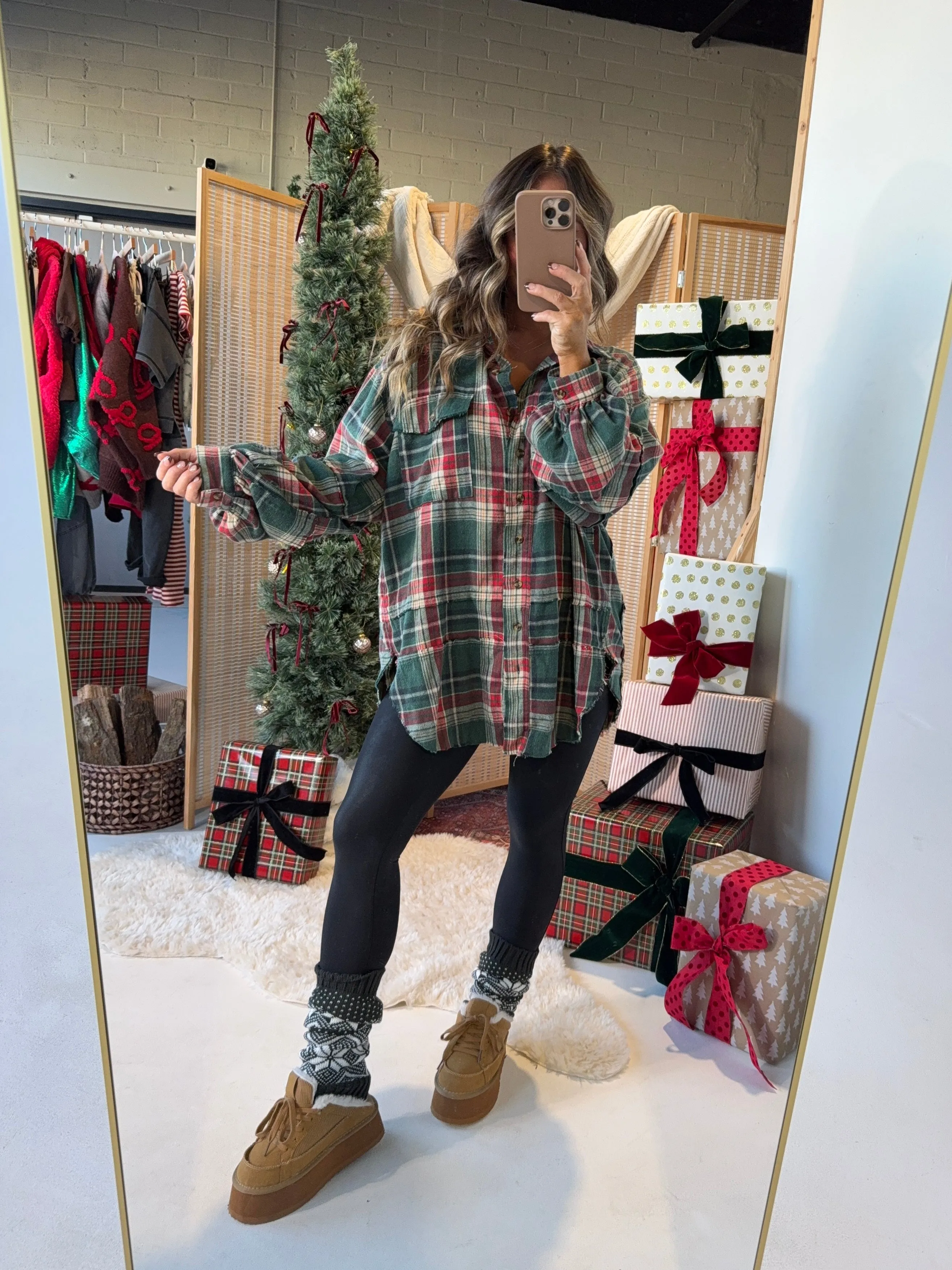 Snow Fall Leg Warmers Charcoal sold by Chic by Ally B product image thumbnail 2