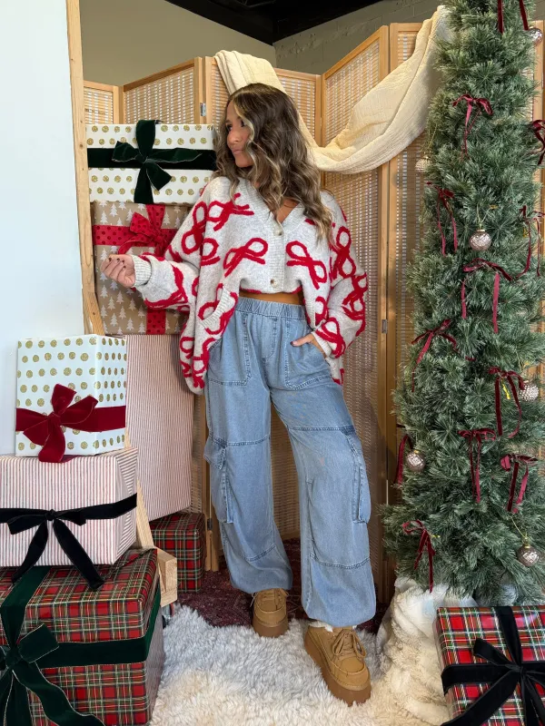 Arctic Muse Tencel Joggers Light Denim sold by Chic by Ally B