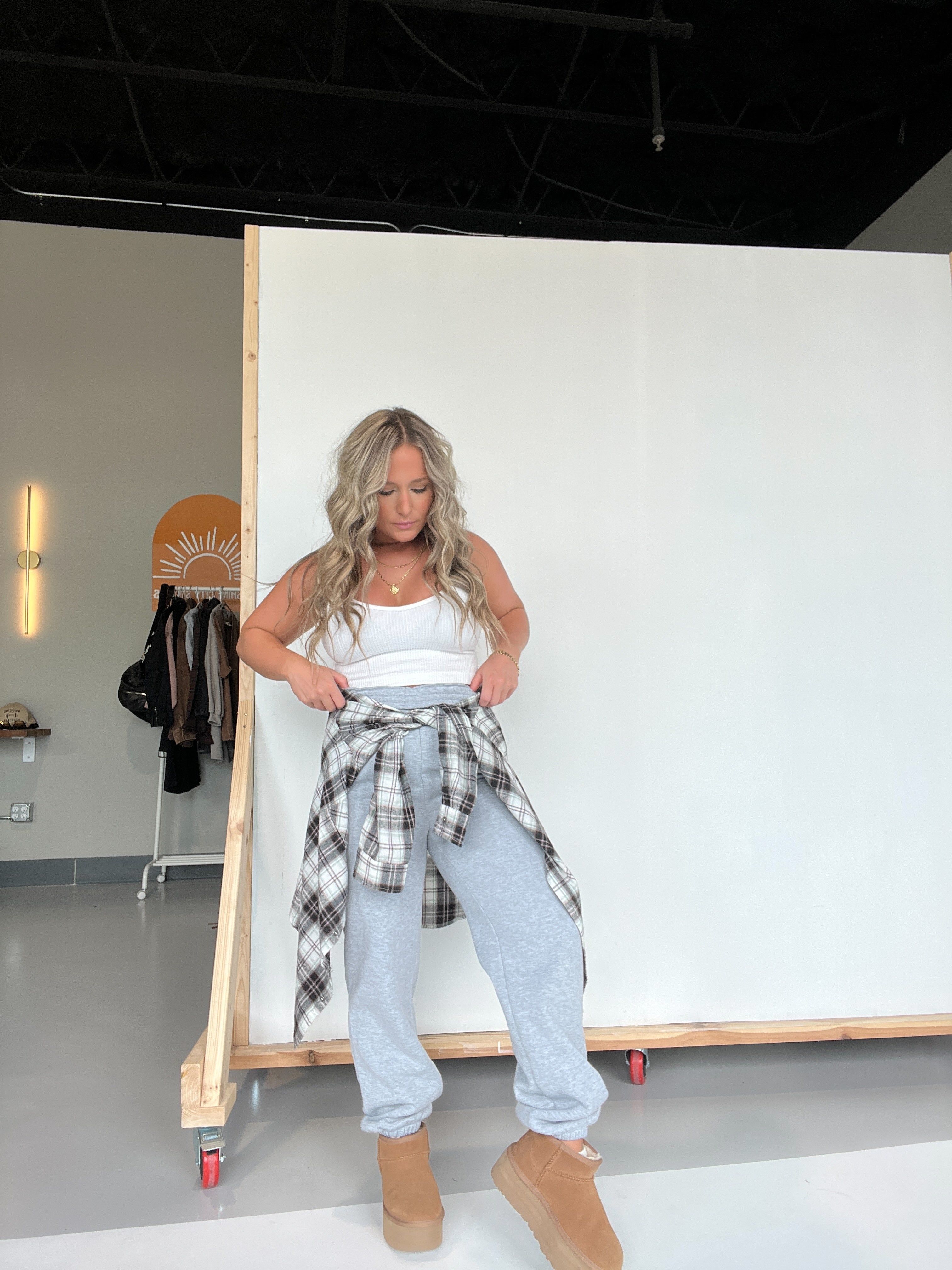 Overtime Joggers Heather Grey sold by Chic by Ally B product image thumbnail 8