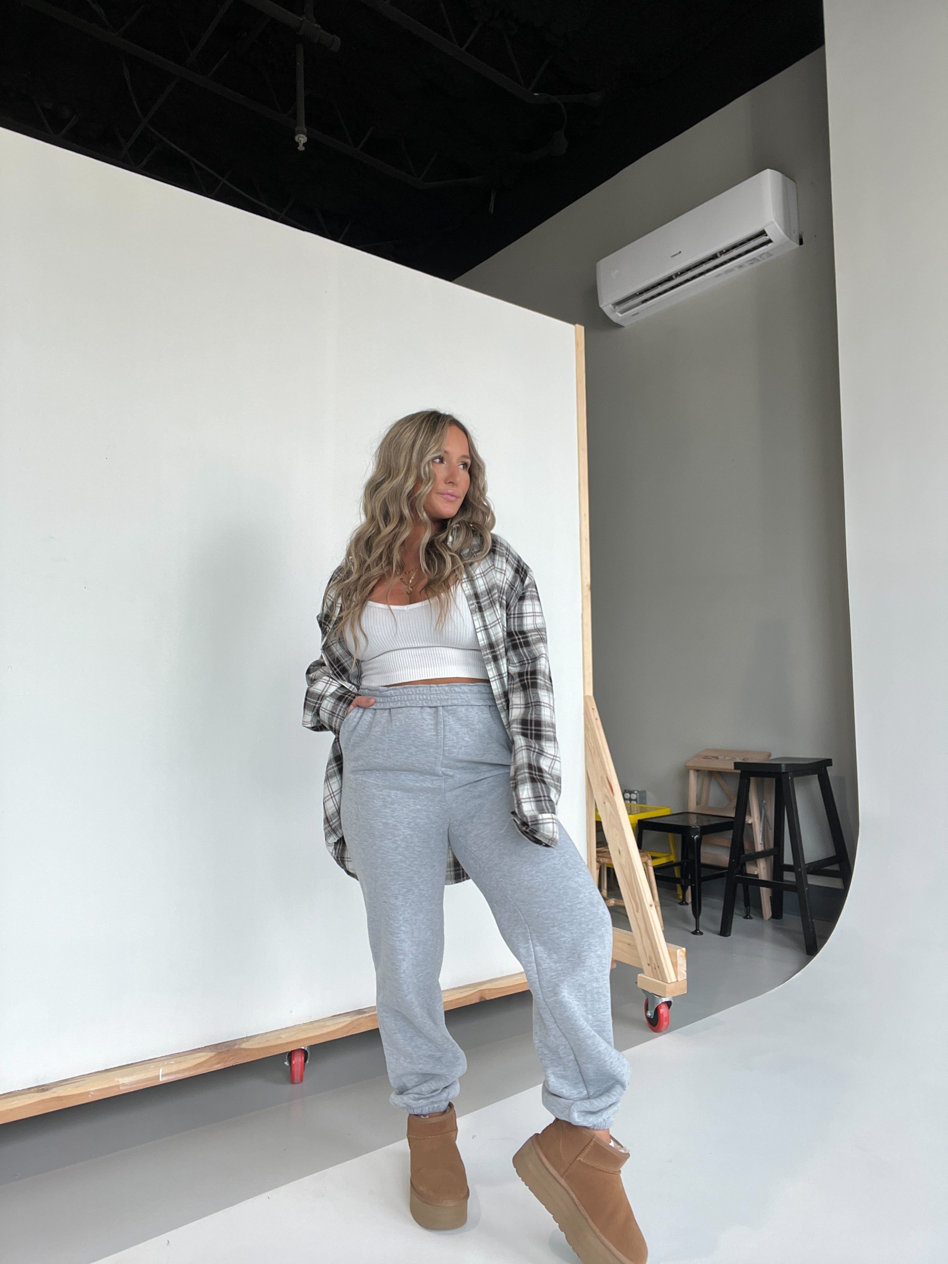 Overtime Joggers Heather Grey sold by Chic by Ally B product image thumbnail 6