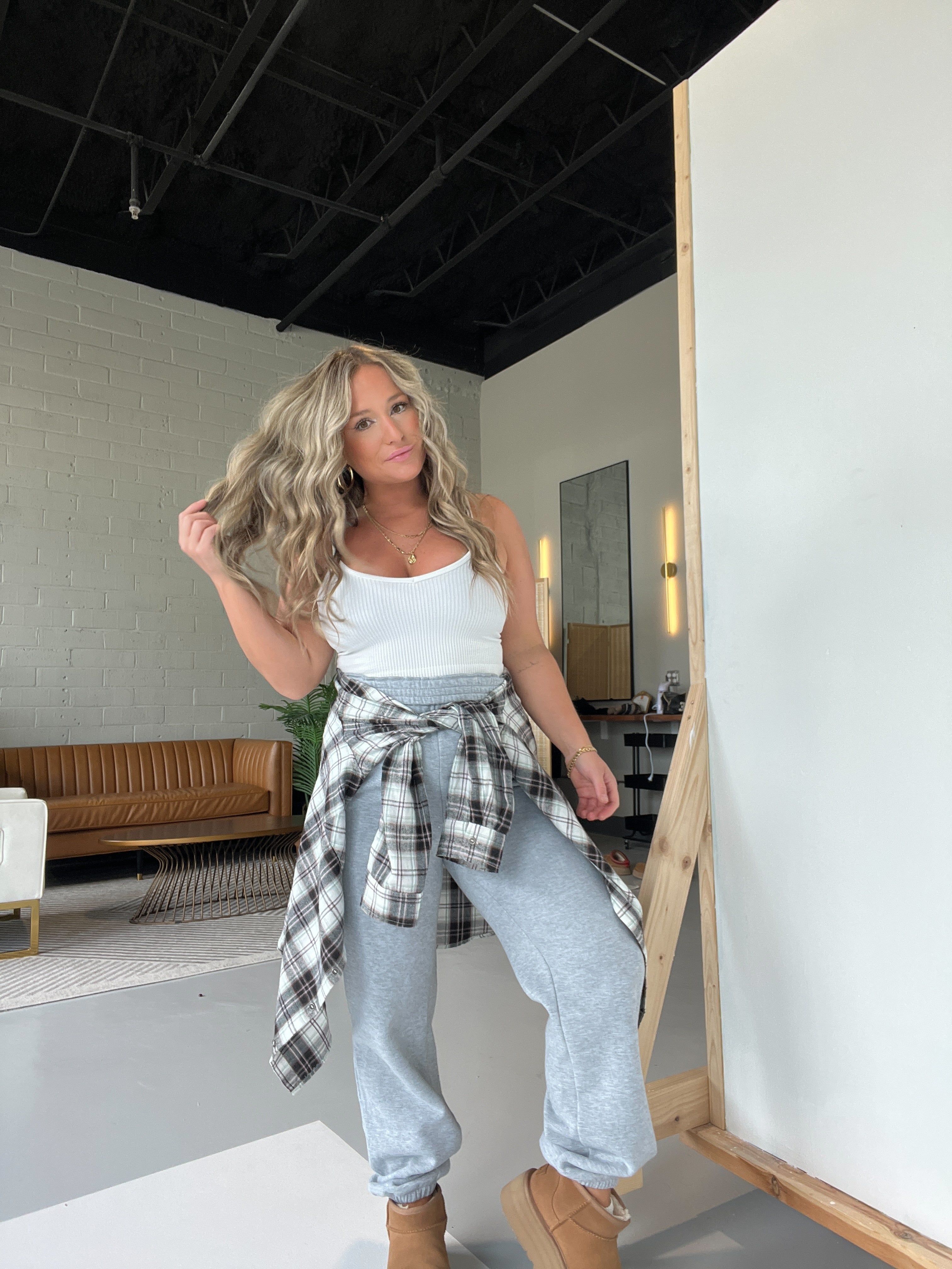 Overtime Joggers Heather Grey sold by Chic by Ally B product image thumbnail 9