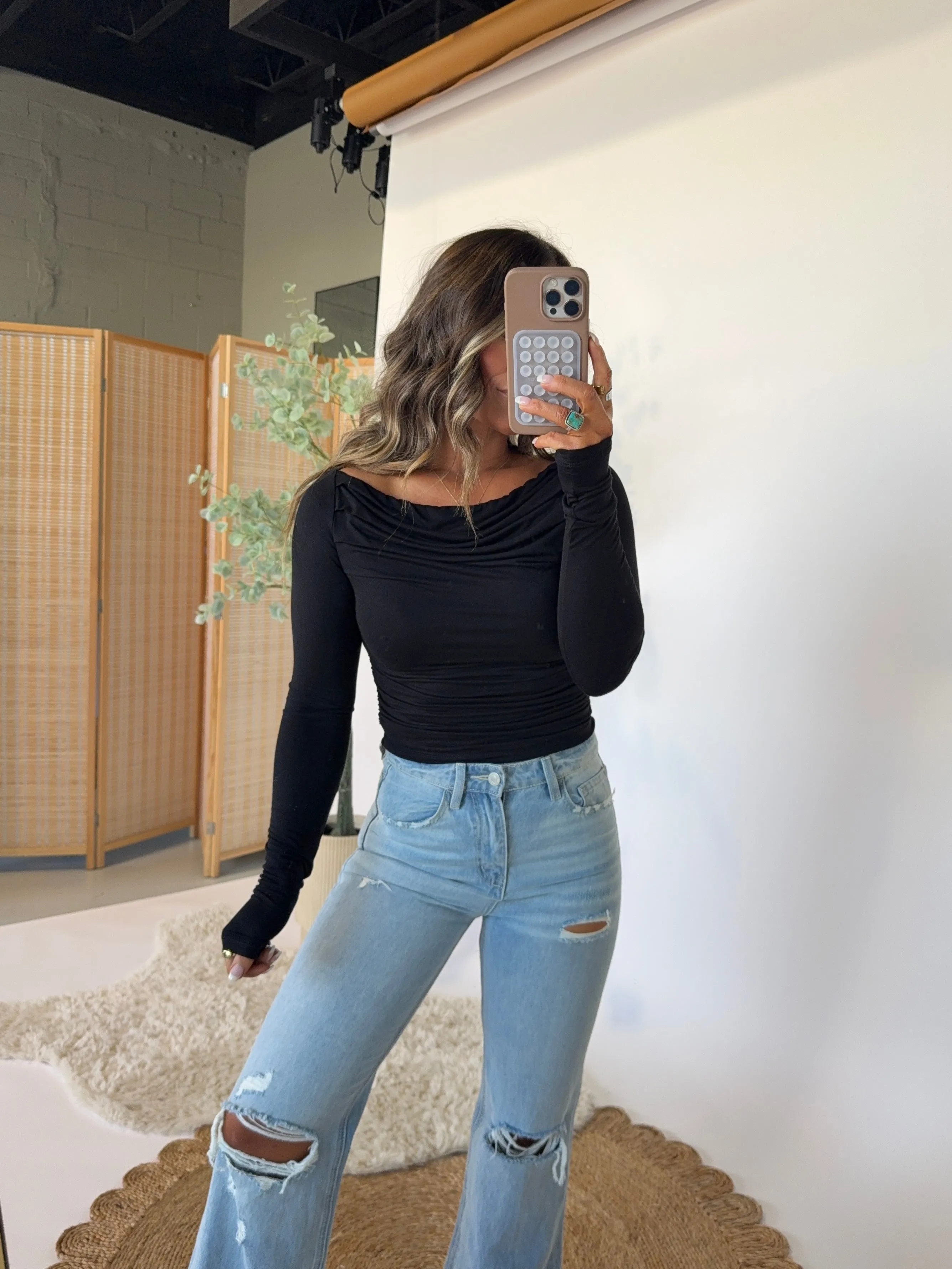 Heaven Sent Long Sleeve Black sold by Chic by Ally B product image thumbnail 3