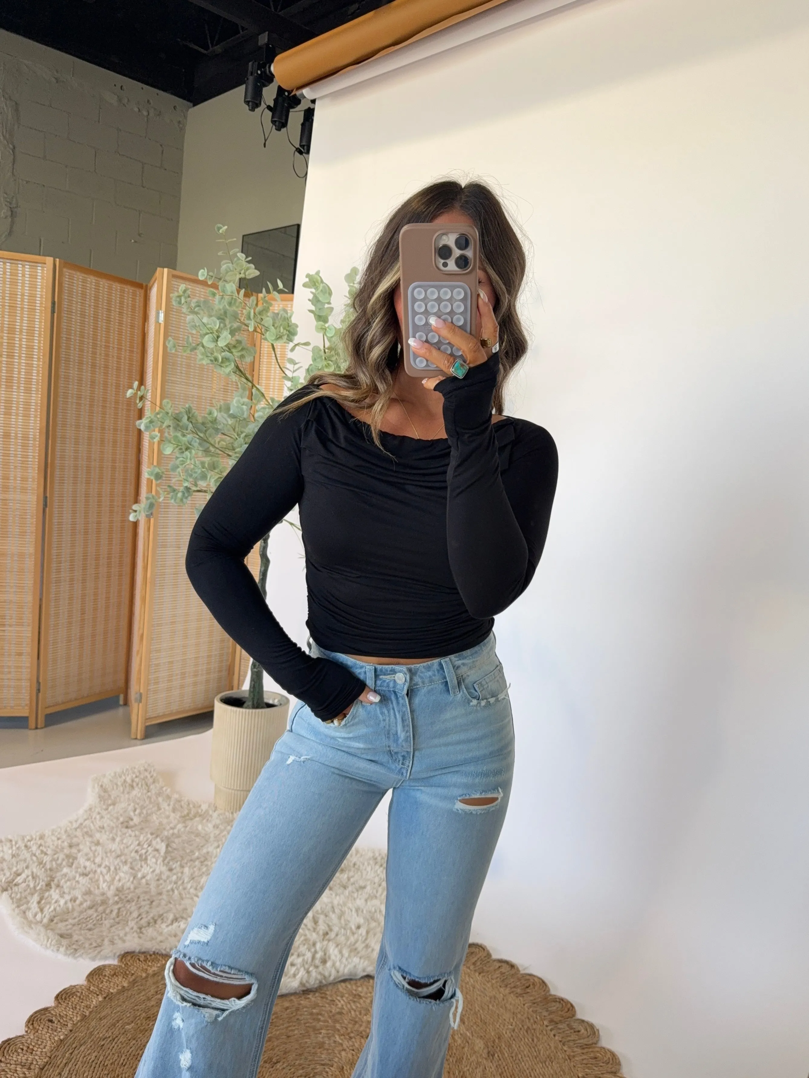 Heaven Sent Long Sleeve Black sold by Chic by Ally B product image thumbnail 5