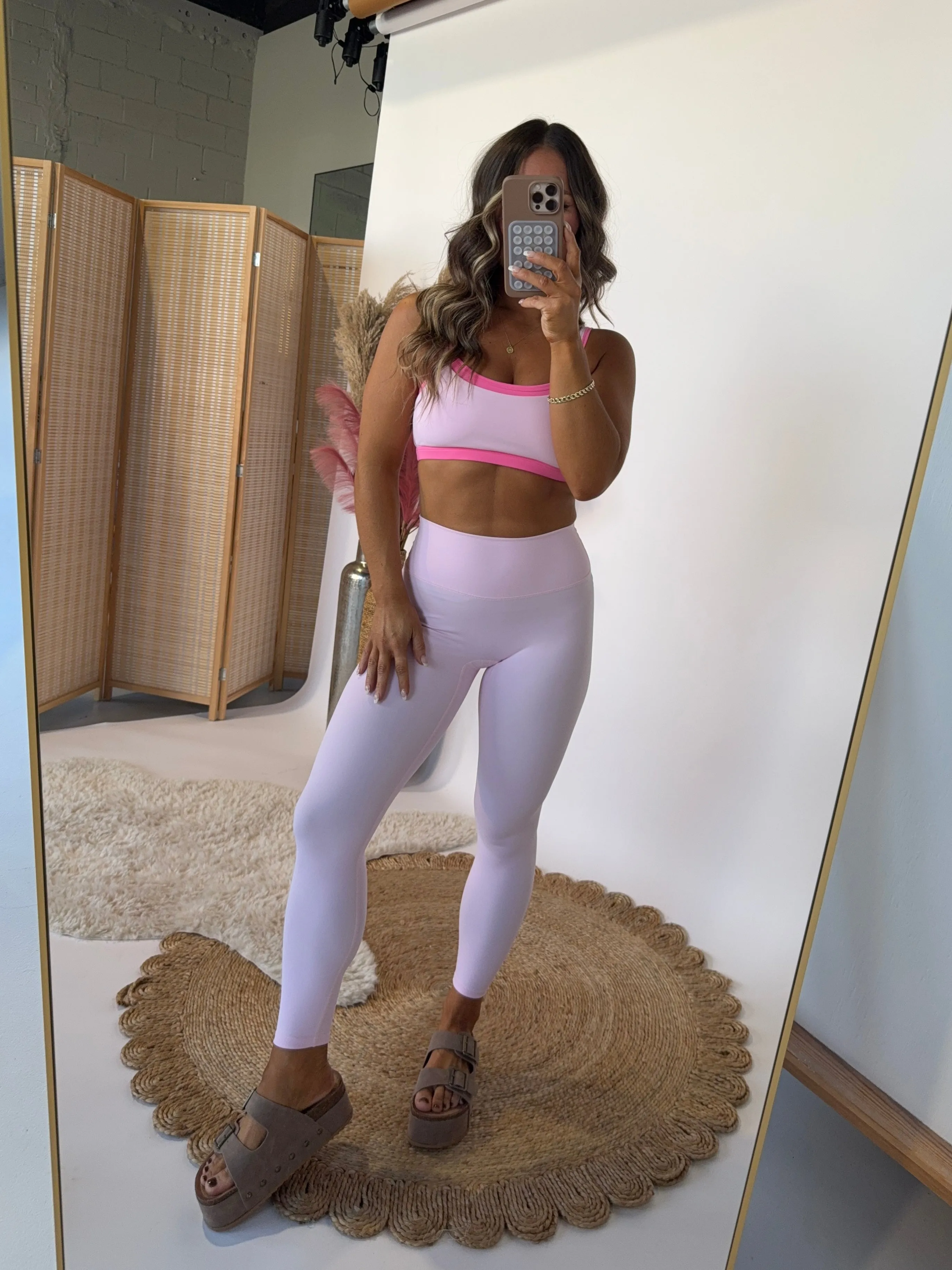 Soft Strength Athletic Leggings Pink sold by Chic by Ally B product image thumbnail 4