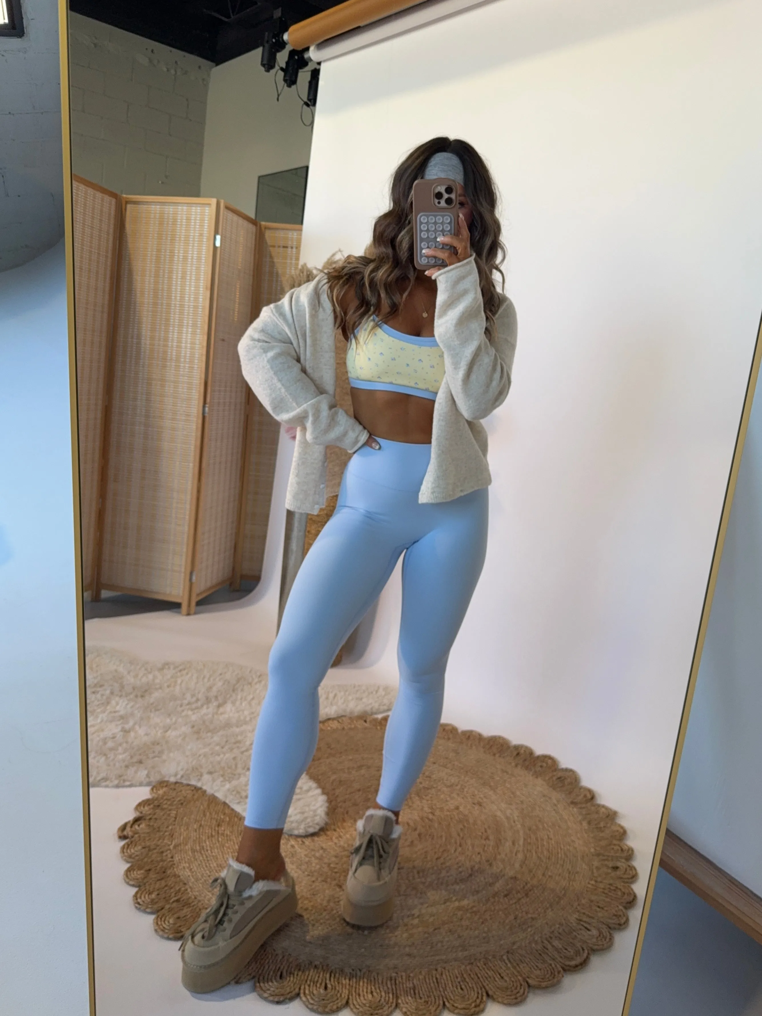 Soft Strength Athletic Leggings Blue sold by Chic by Ally B product image thumbnail 3