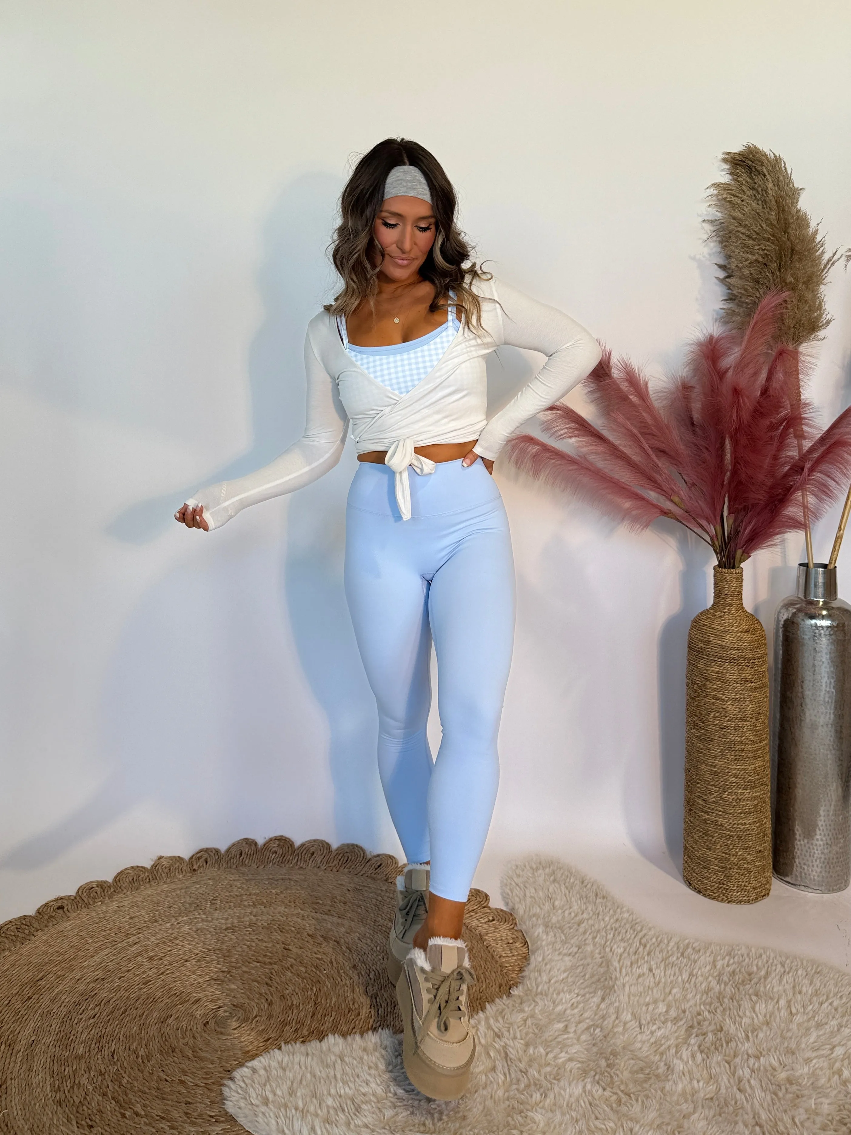 Soft Strength Athletic Leggings Blue sold by Chic by Ally B product image thumbnail 5