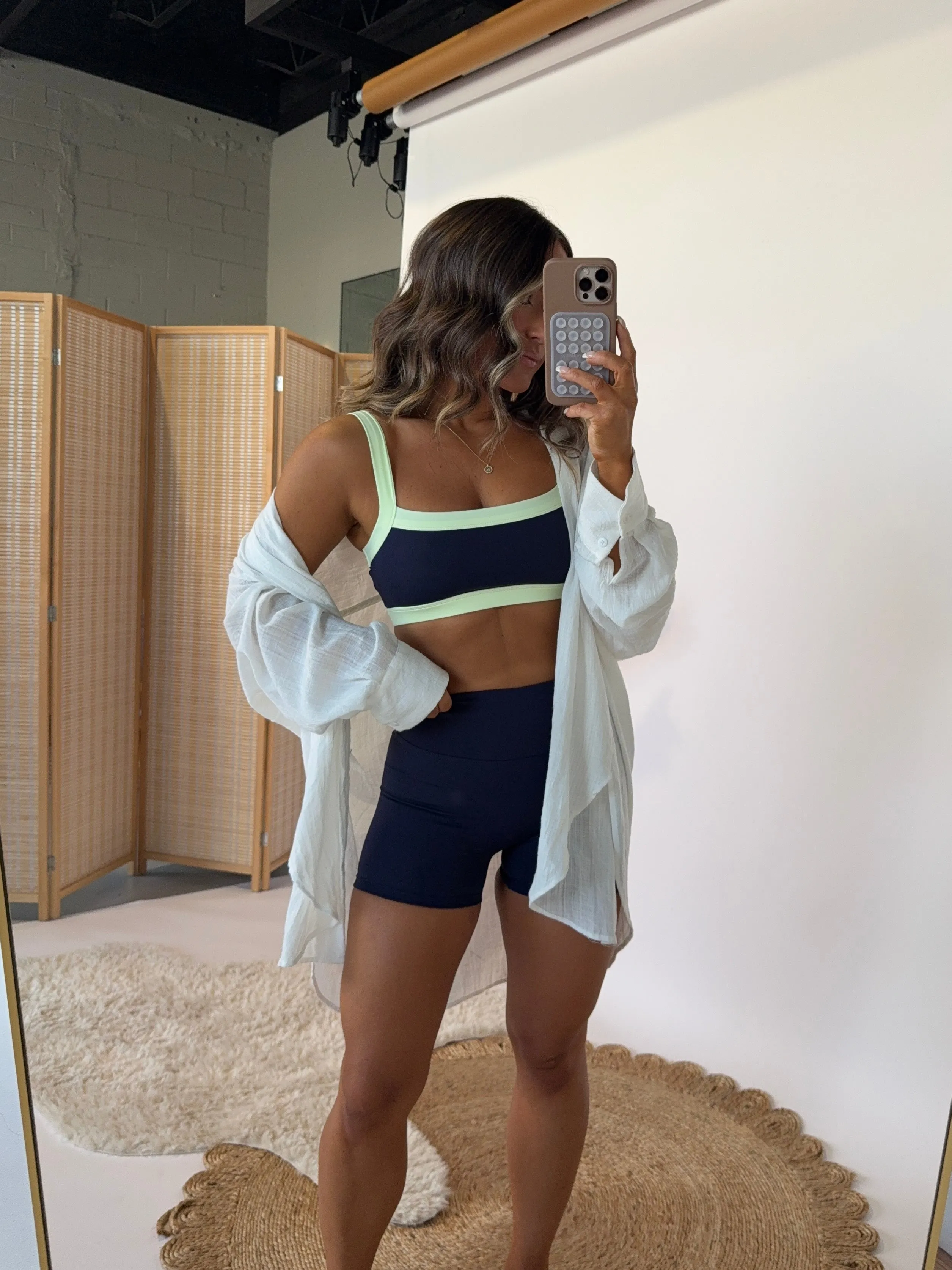 Core Contrast Athletic Set Navy sold by Chic by Ally B product image thumbnail 4