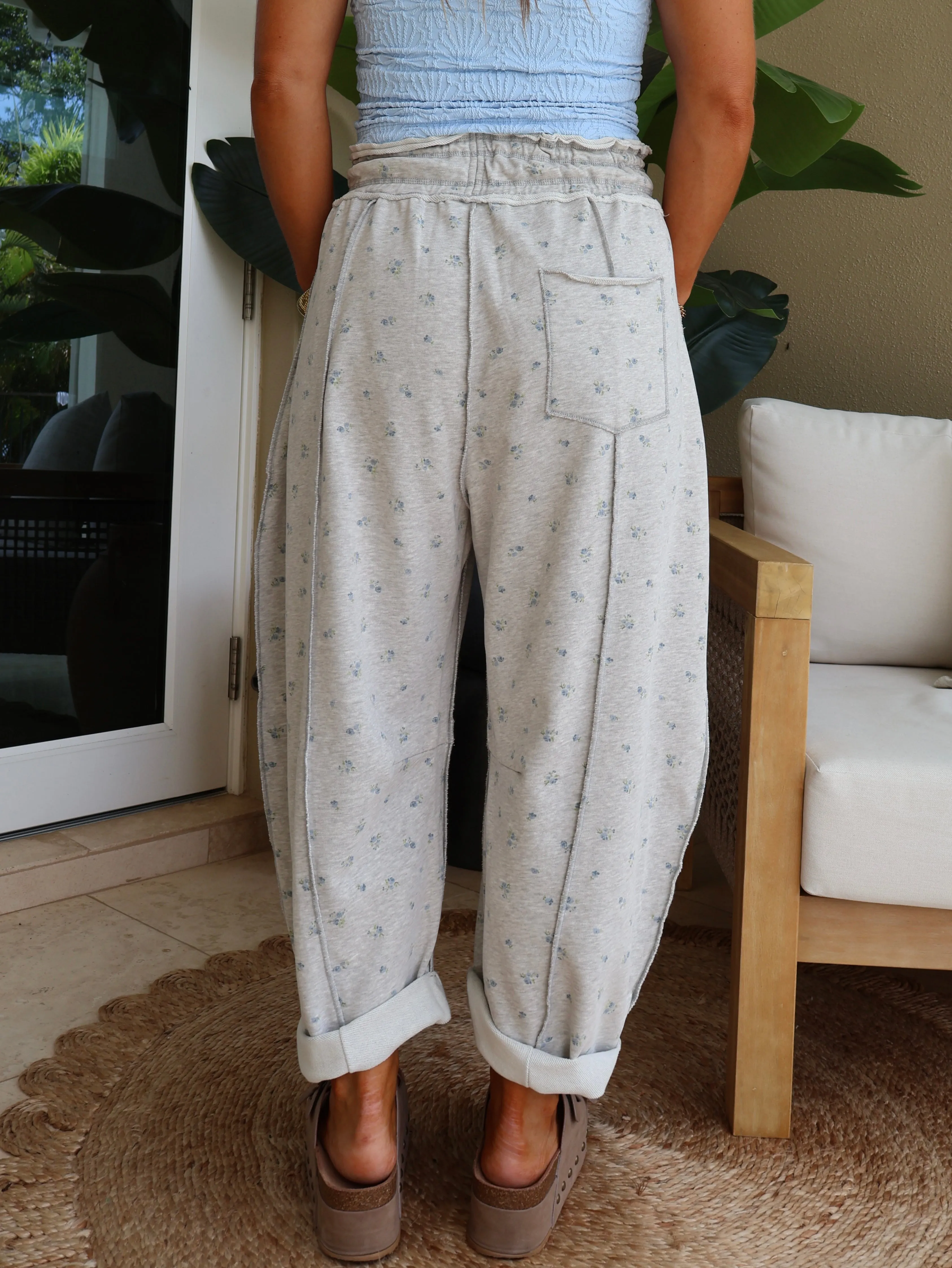 Long Weekend Barrel Sweatpants Grey sold by Chic by Ally B product image thumbnail 5