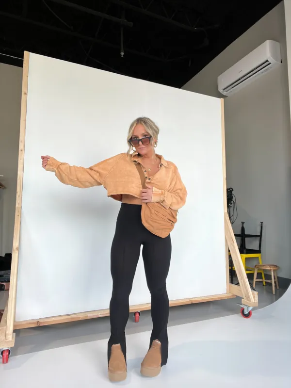 Slinky Slit Front Pants sold by Chic by Ally B