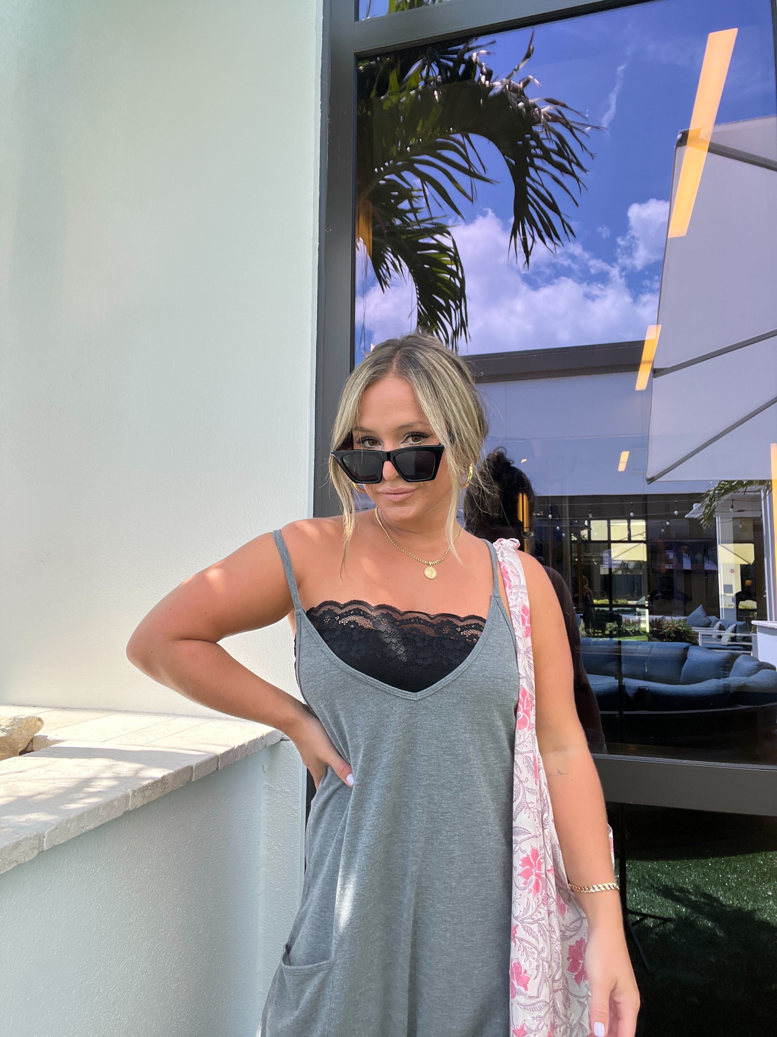 Charcoal Charlie Slouched Jumpsuit sold by Chic by Ally B product image thumbnail 11