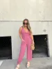 TALK TO ME JUMPSUIT MAUVE sold by Chic by Ally B