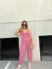 TALK TO ME JUMPSUIT MAUVE sold by Chic by Ally B