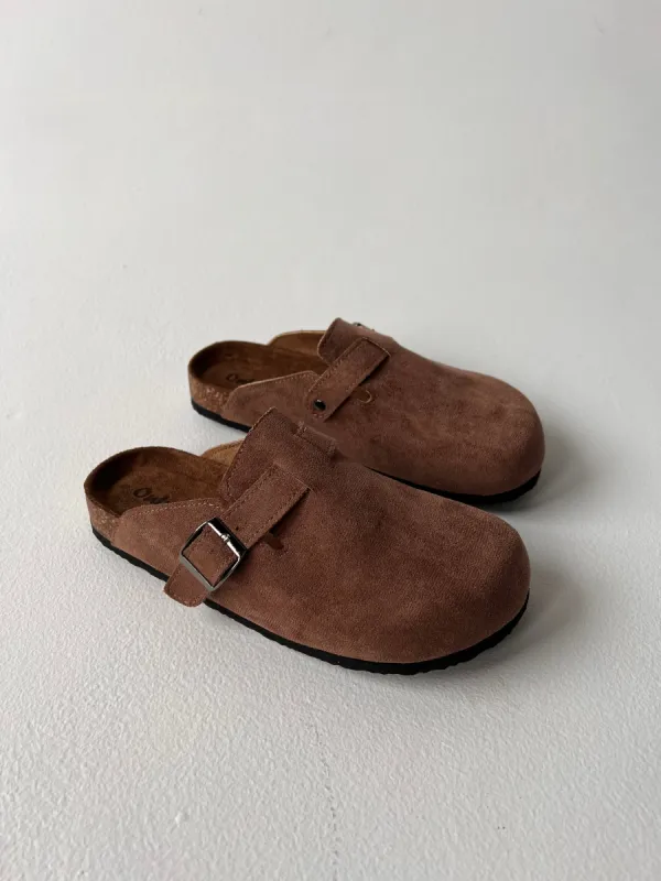 Drew Mule Slip Ons Taupe sold by Chic by Ally B