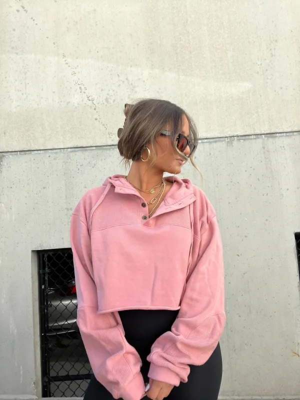 Pink Into You Cropped Hoodie sold by Chic by Ally B